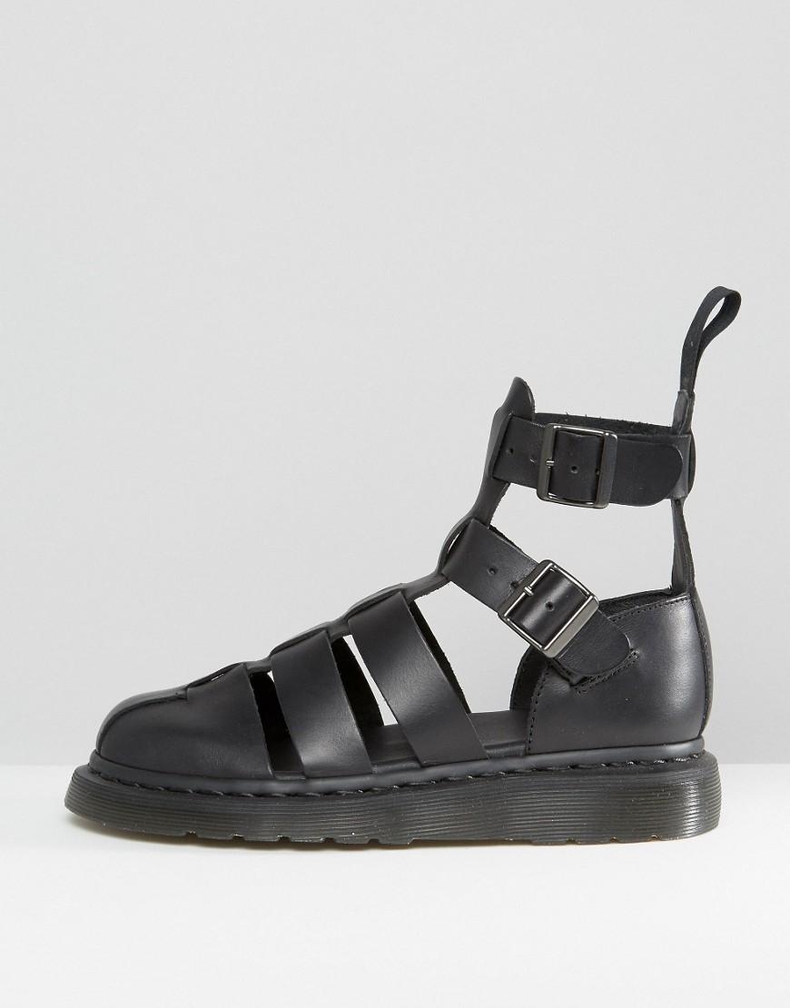 Dr. Martens Shore Reinvented Gladiator Geraldo Ankle Strap Sandals in Black  | Lyst