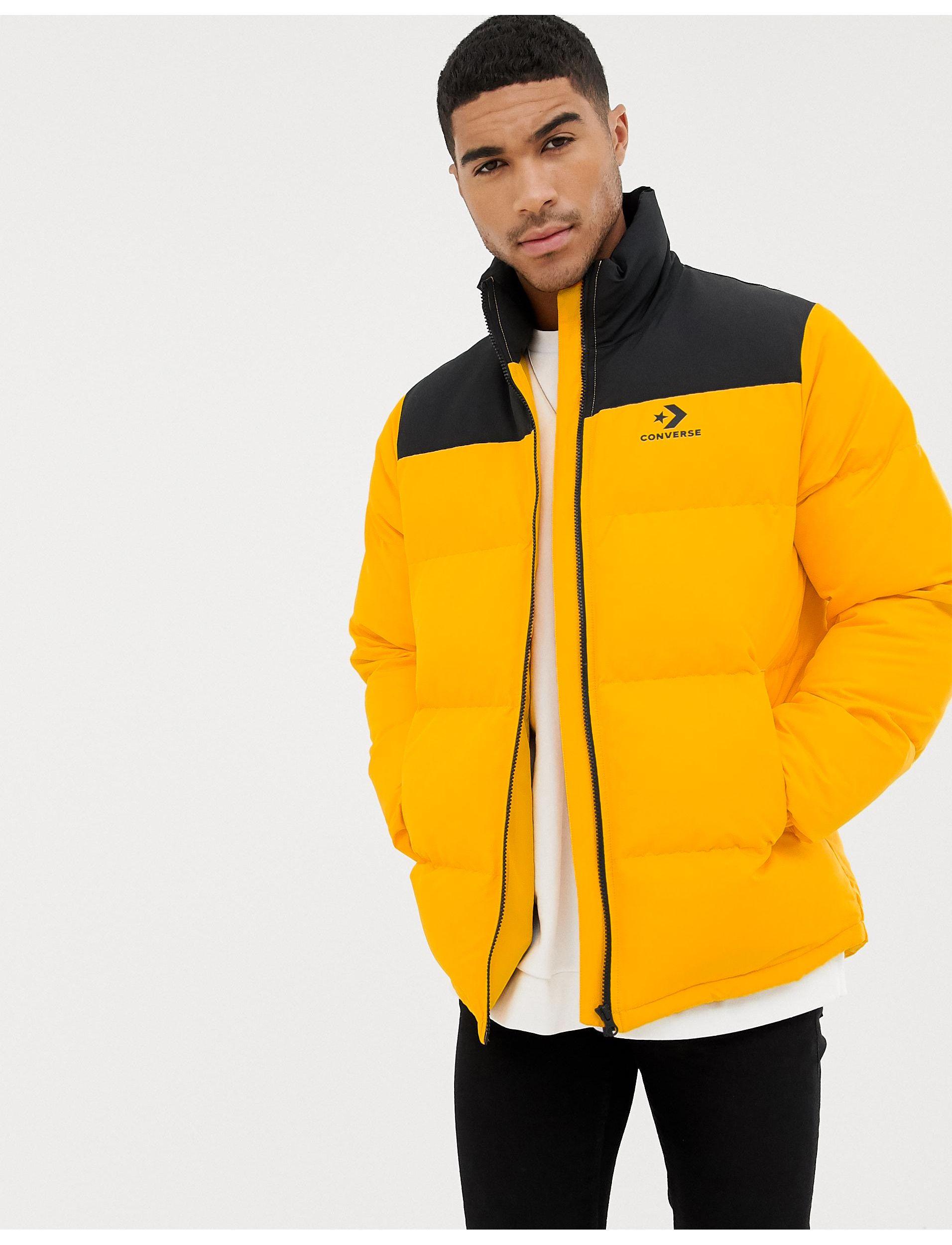 converse puffer jacket mens