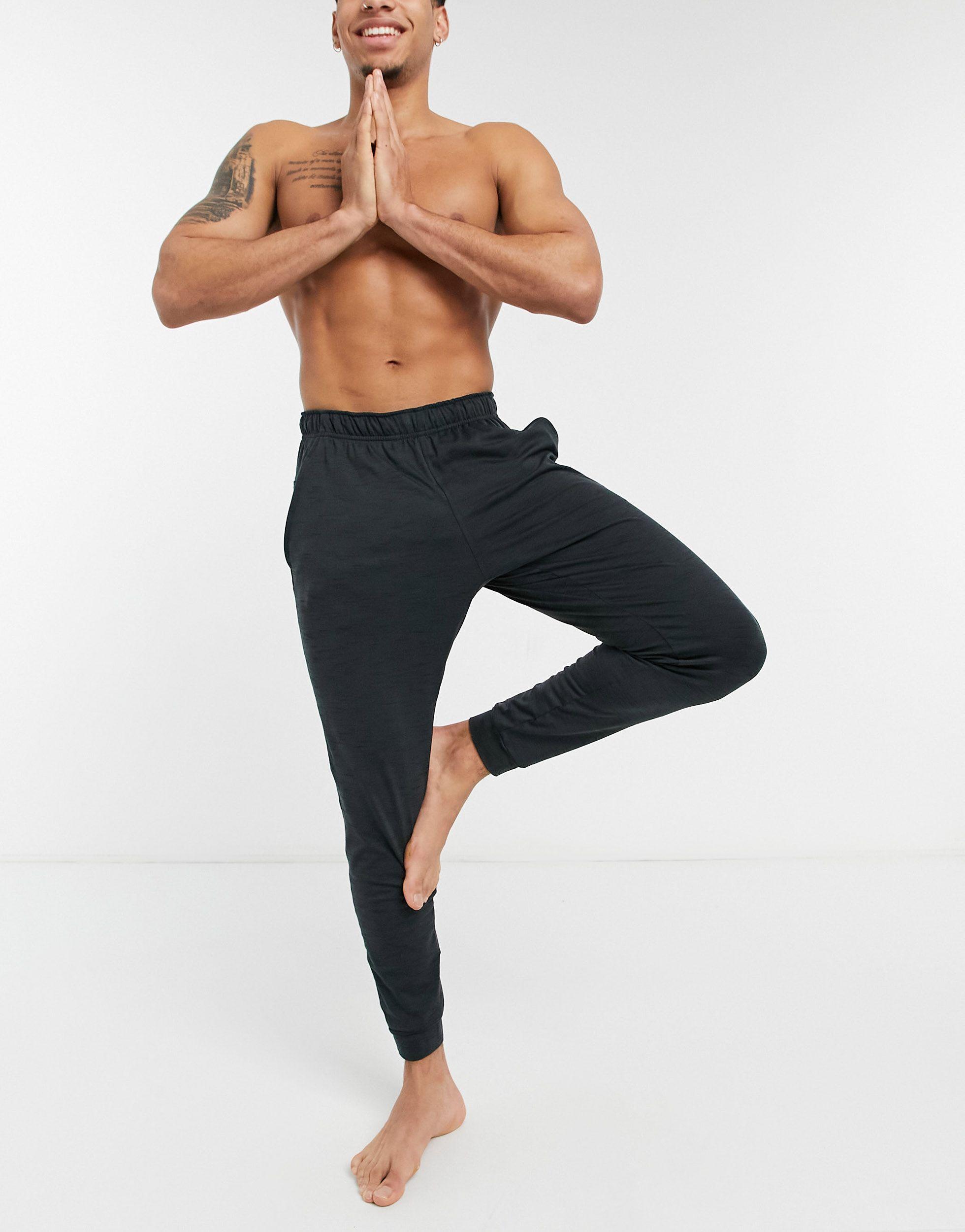 Nike Nike Yoga Dri fit joggers in Grey for Men Lyst UK