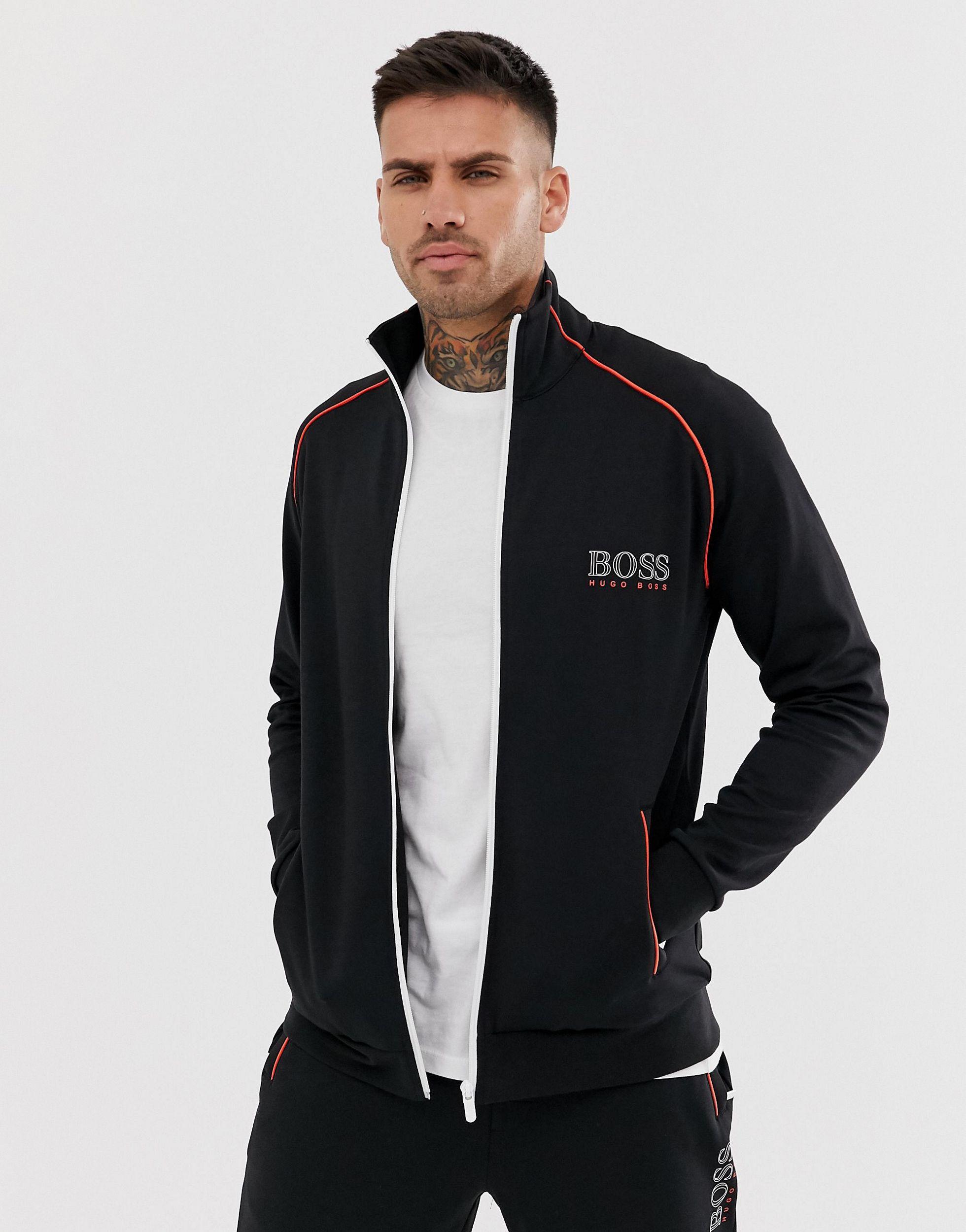 Chándal Boss hombre, rojo y negro | Tienda Monísima