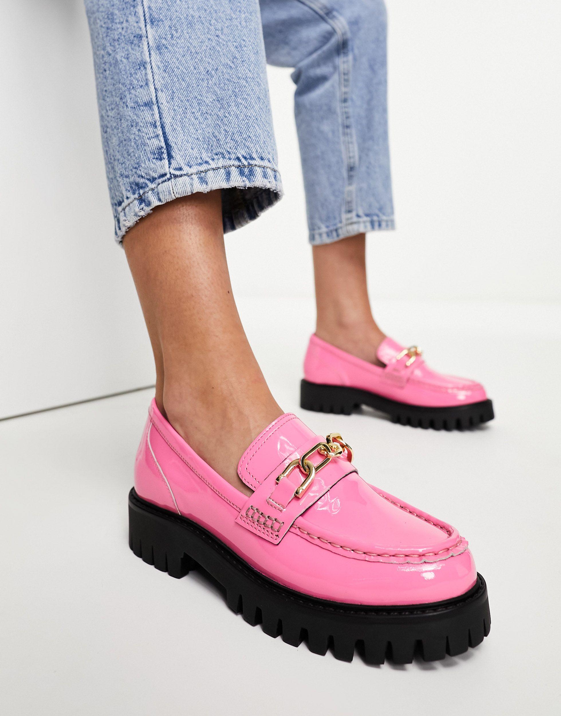ASRA Exclusive Freya Chunky Loafers in Pink | Lyst
