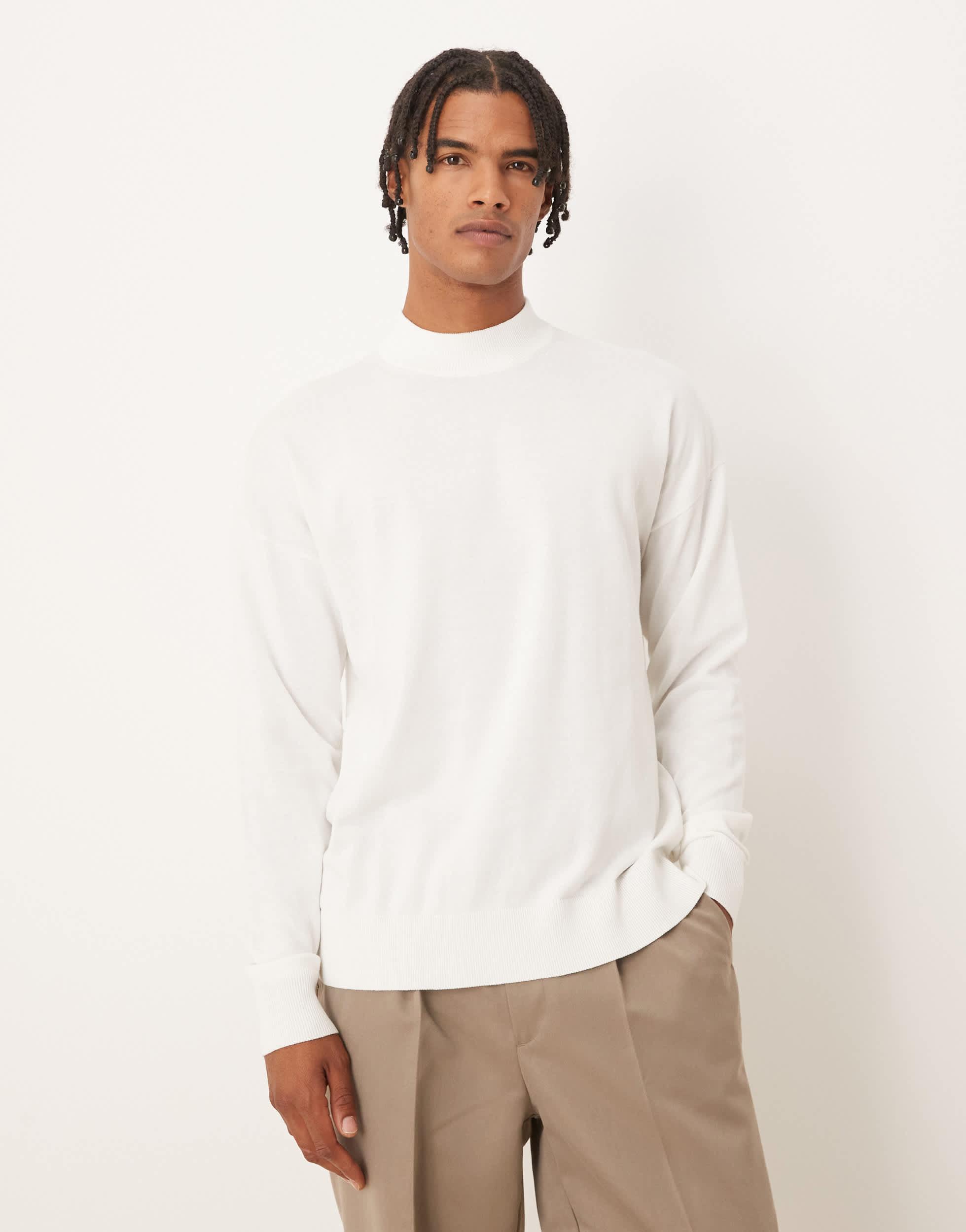 Bershka Strickpullover Rollkragenpullover Herren Bershka Bershka