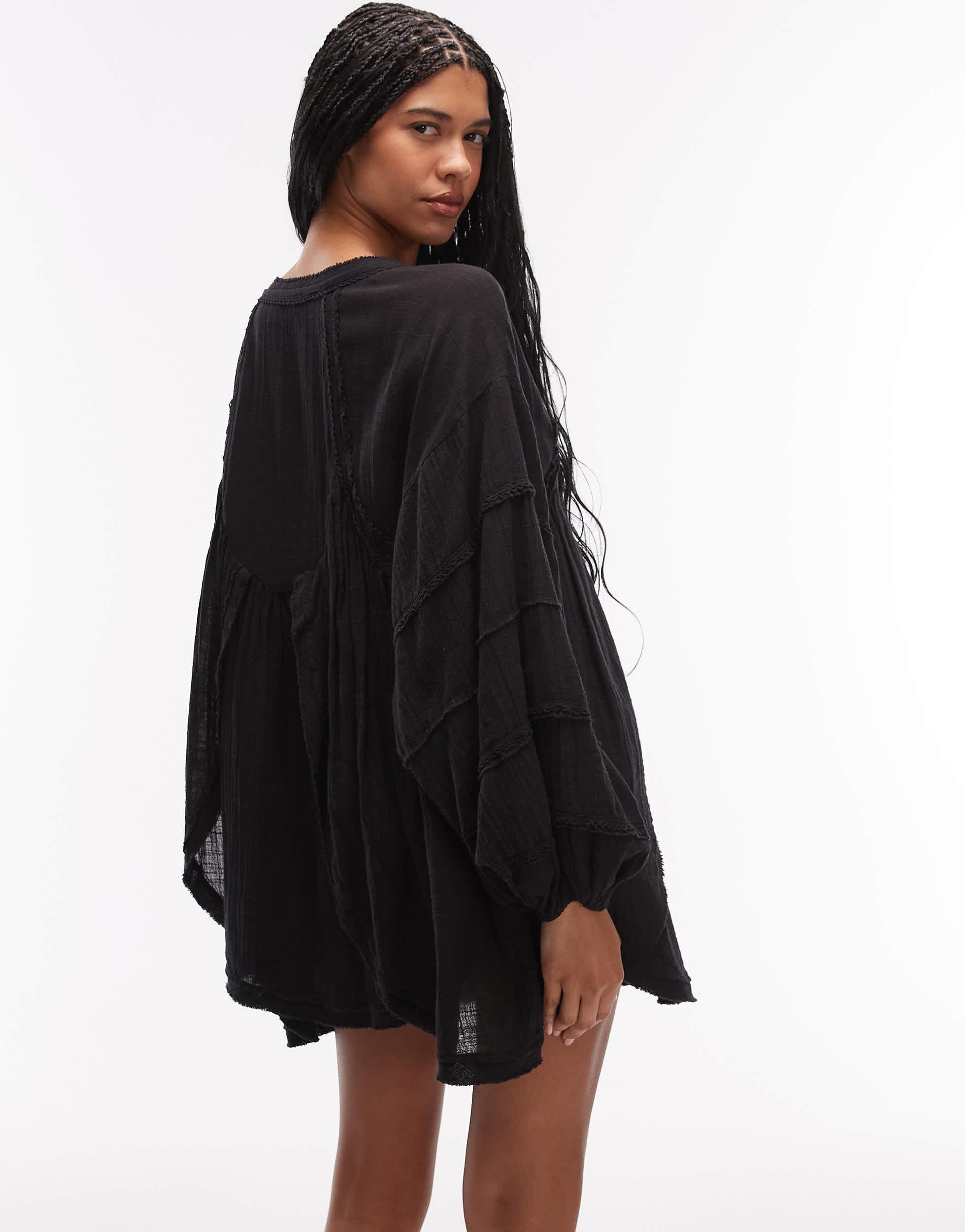open lace back dress Smock Dress main image 0