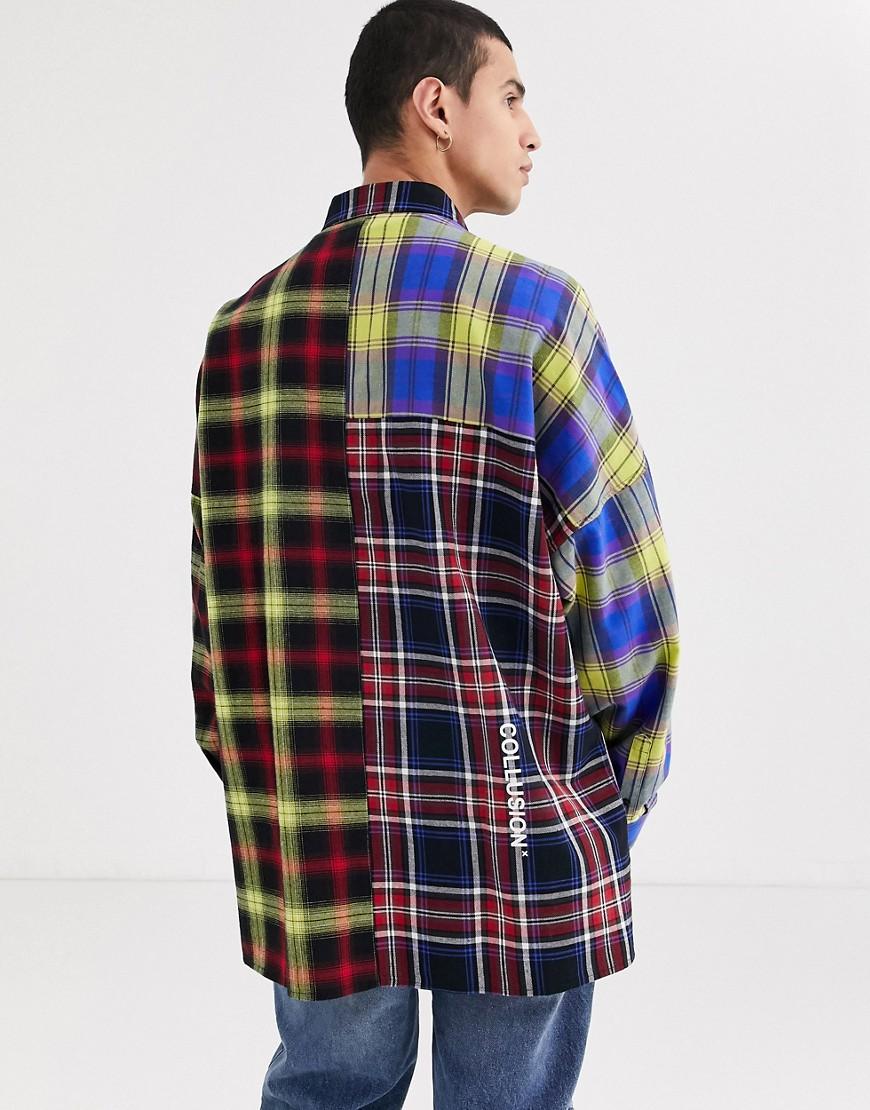 Collusion flannel jacket Clearance