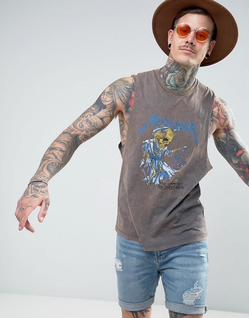 metallica cut off shirt