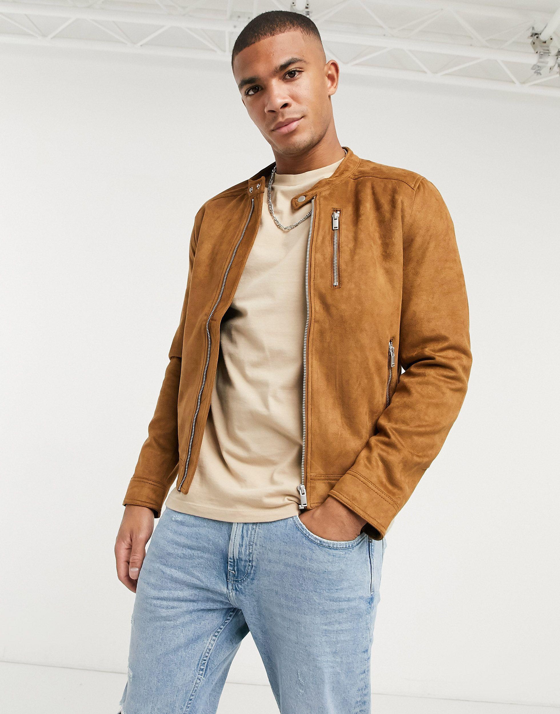 bershka suede jacket