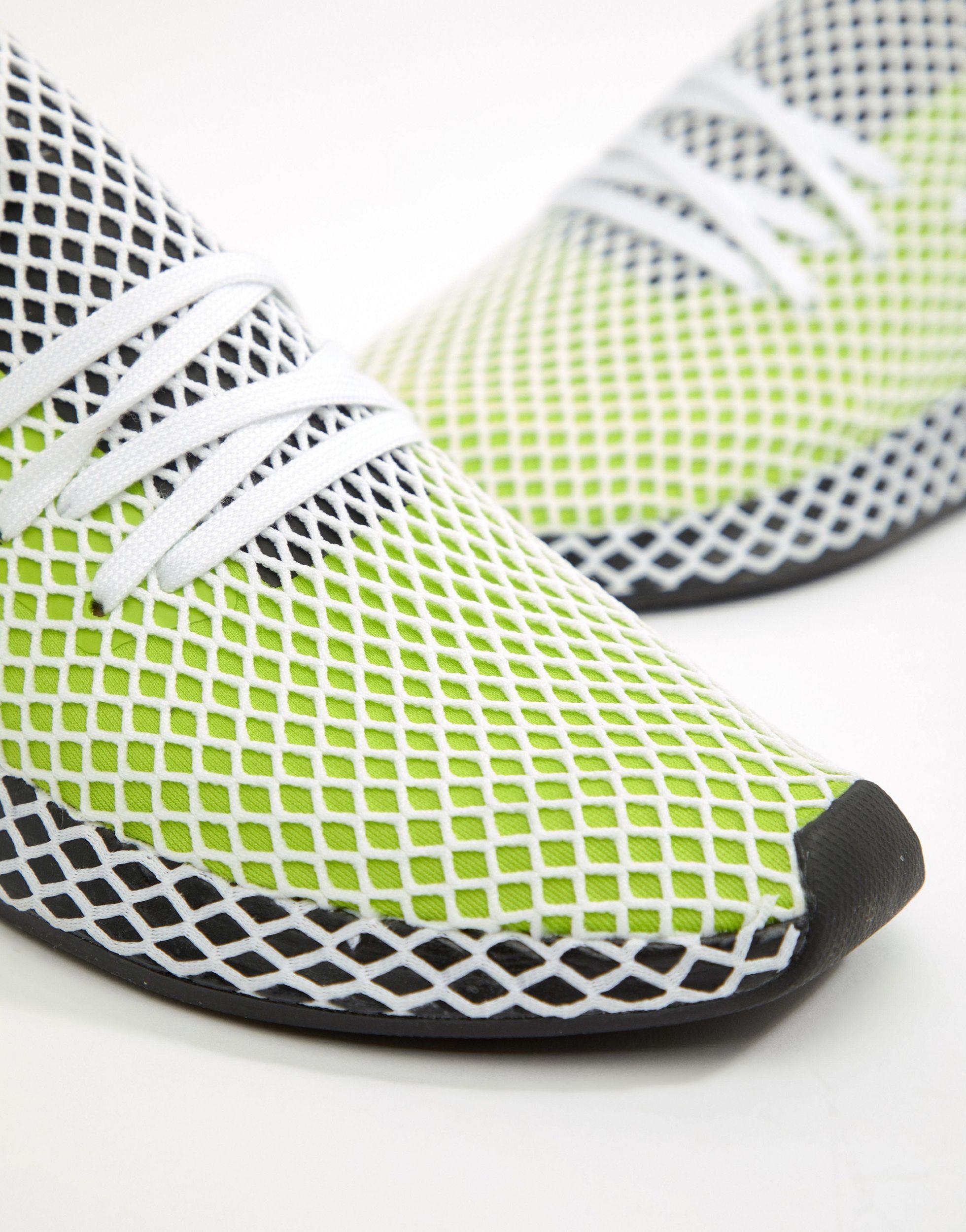 adidas Originals Deerupt Runner Trainers In Green B27779 for Men | Lyst