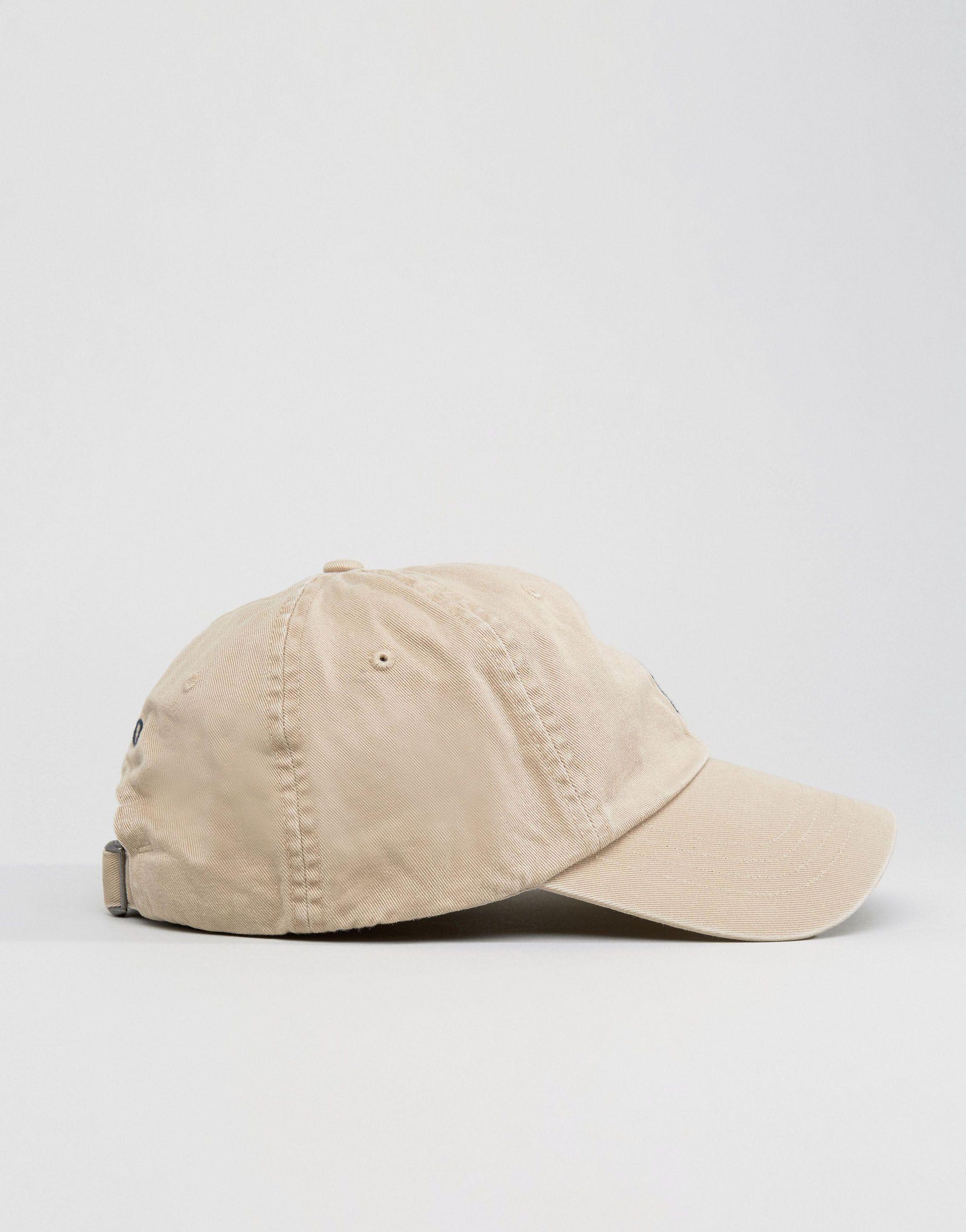 Polo Ralph Lauren Cotton Logo Baseball Cap in Beige (Natural) for Men - Lyst