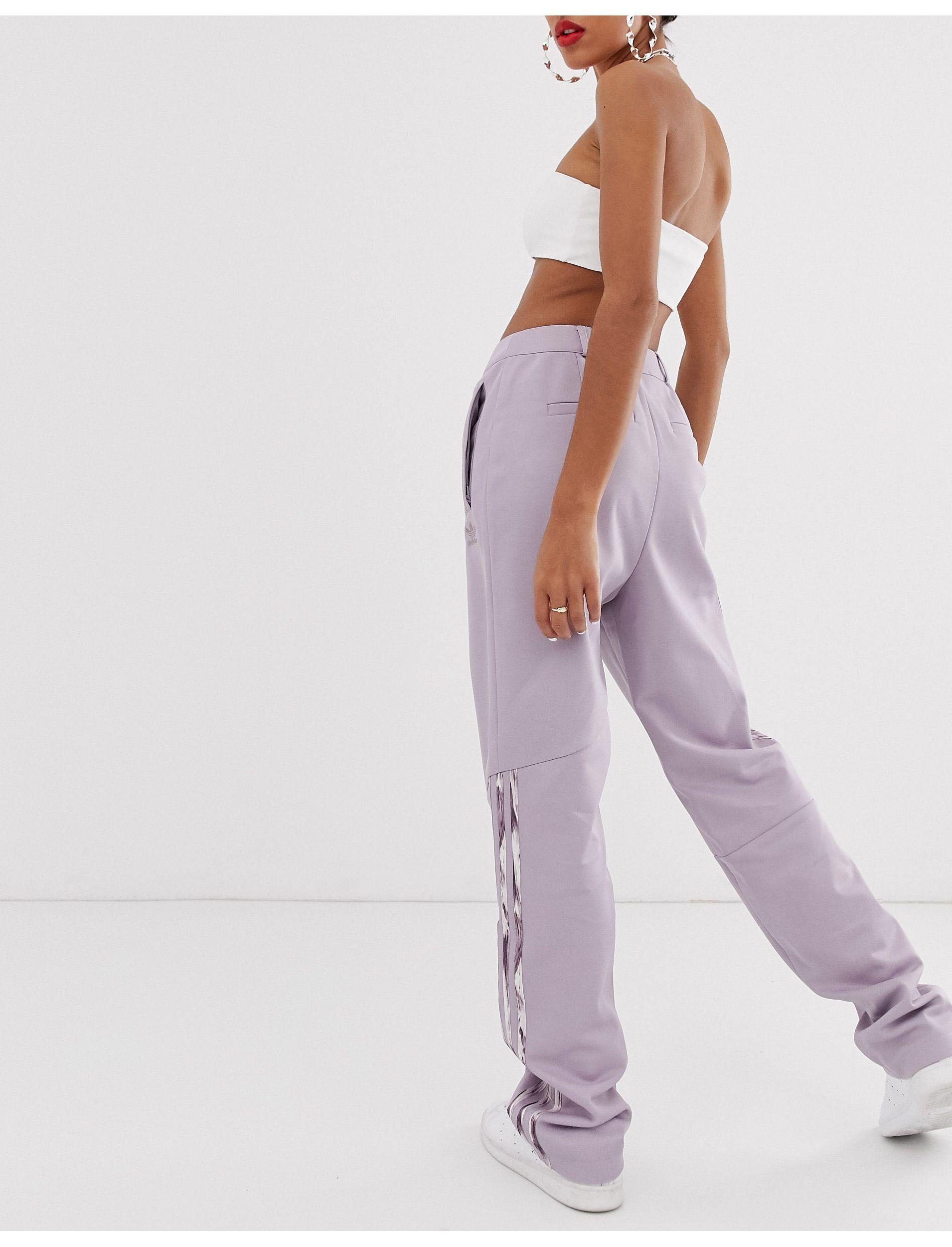 adidas Originals X Danielle Cathari – Hose im dekonstruierten Look in Lila  | Lyst AT