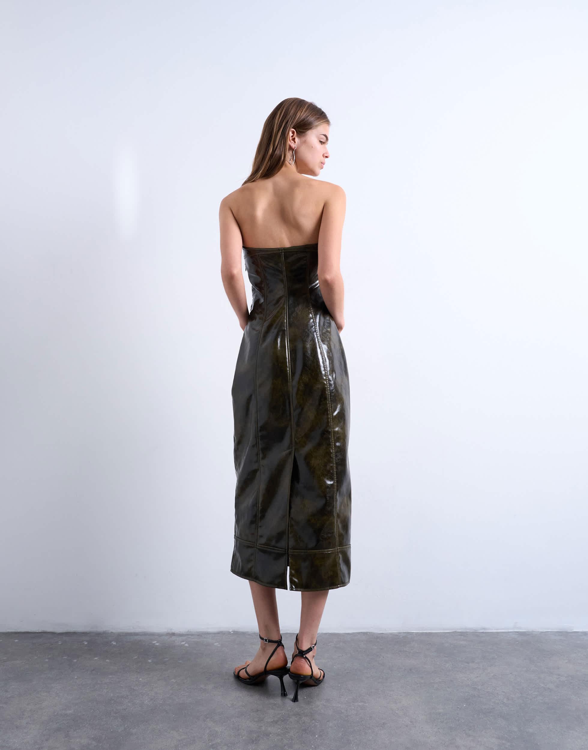 TOPSHOP Faux Leather Dresses for Women | Lyst