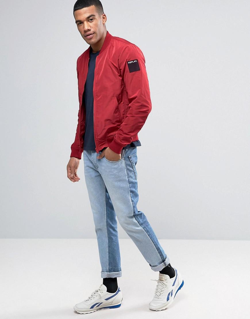 replay red jacket