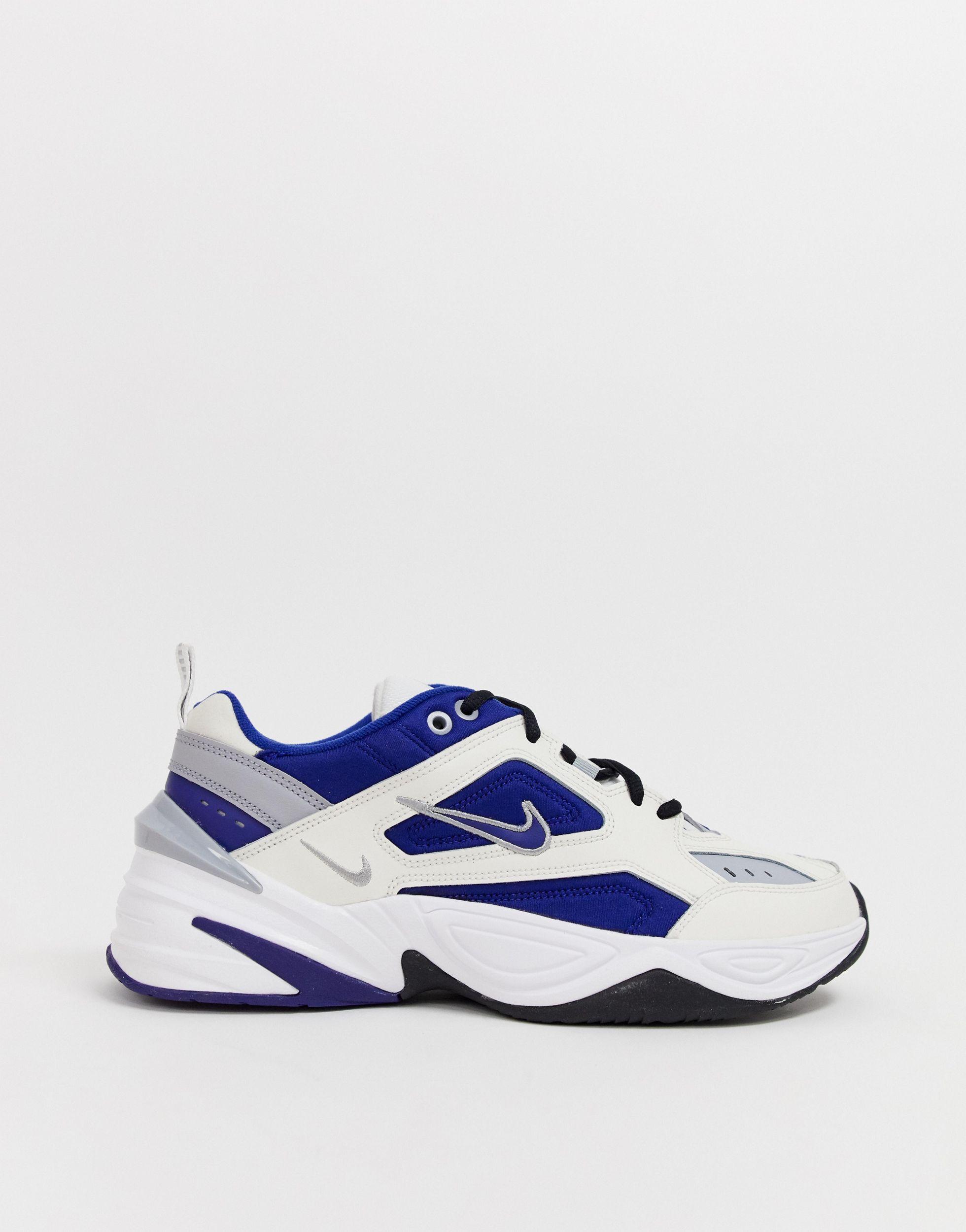 Nike Leather M2k Tekno Sneaker in Cream (Blue) for Men | Lyst