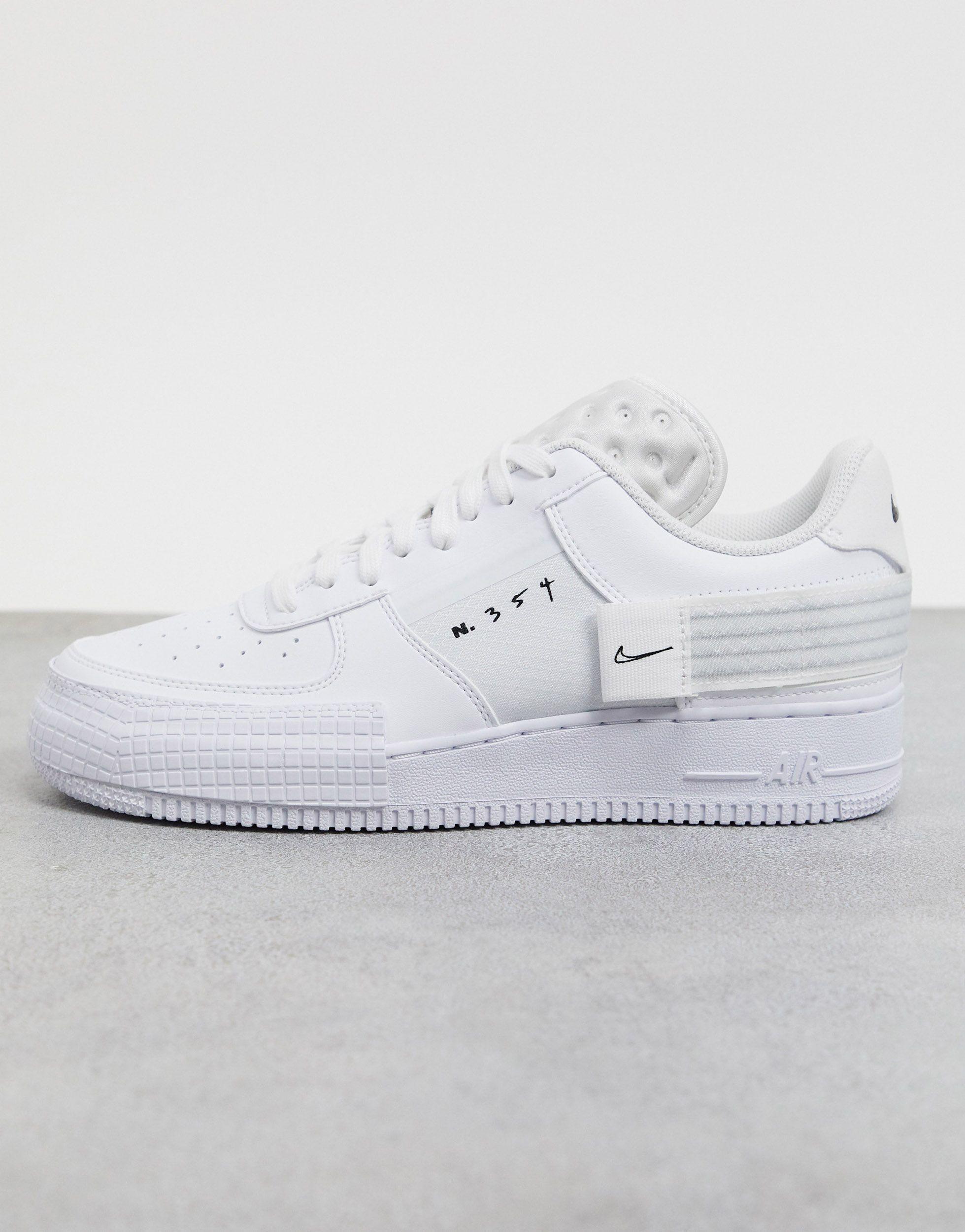 Nike Leather N. 354 Air Force 1 Type in White for Men - Lyst