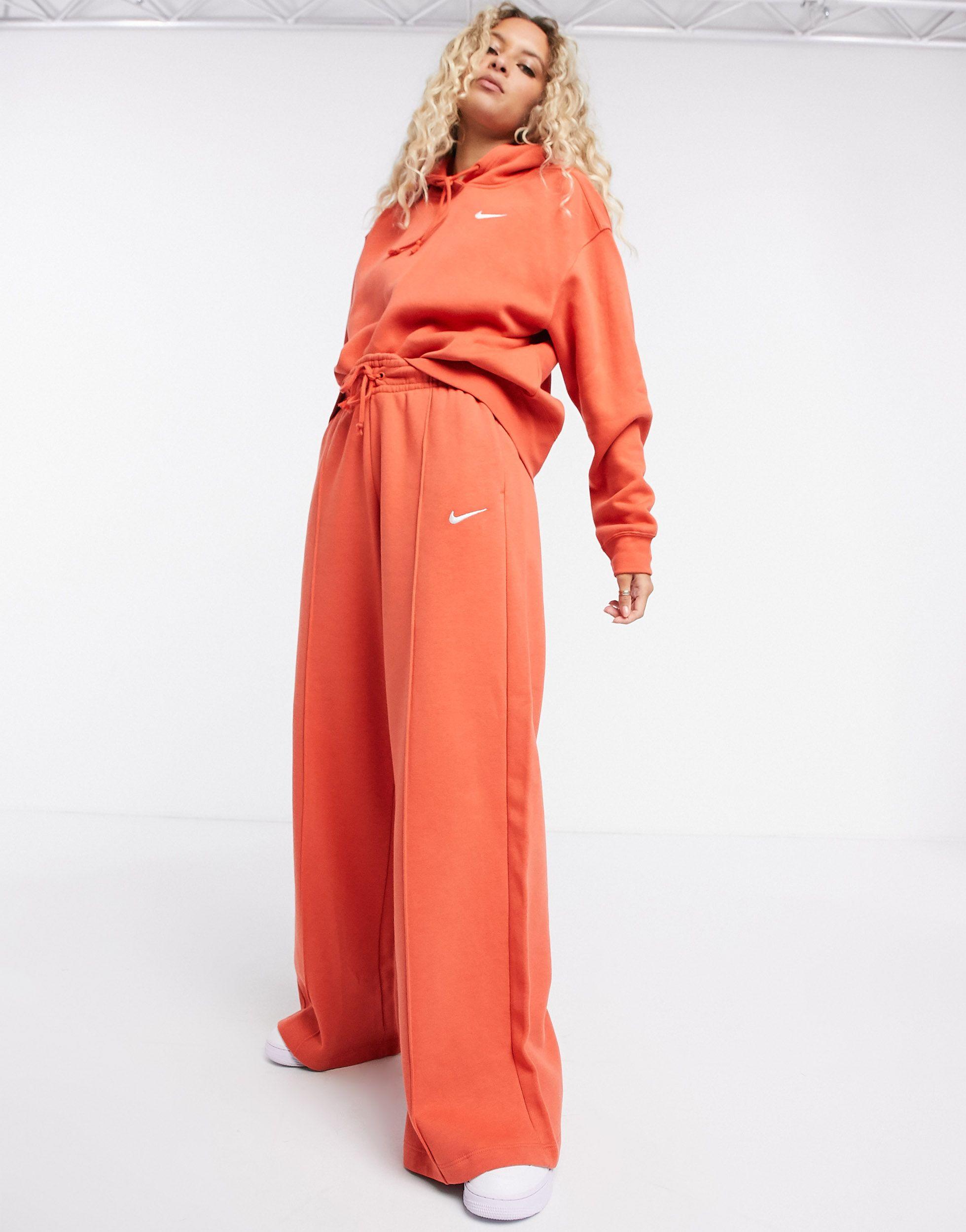 Nike Mini Swoosh High Waisted Wide Leg 