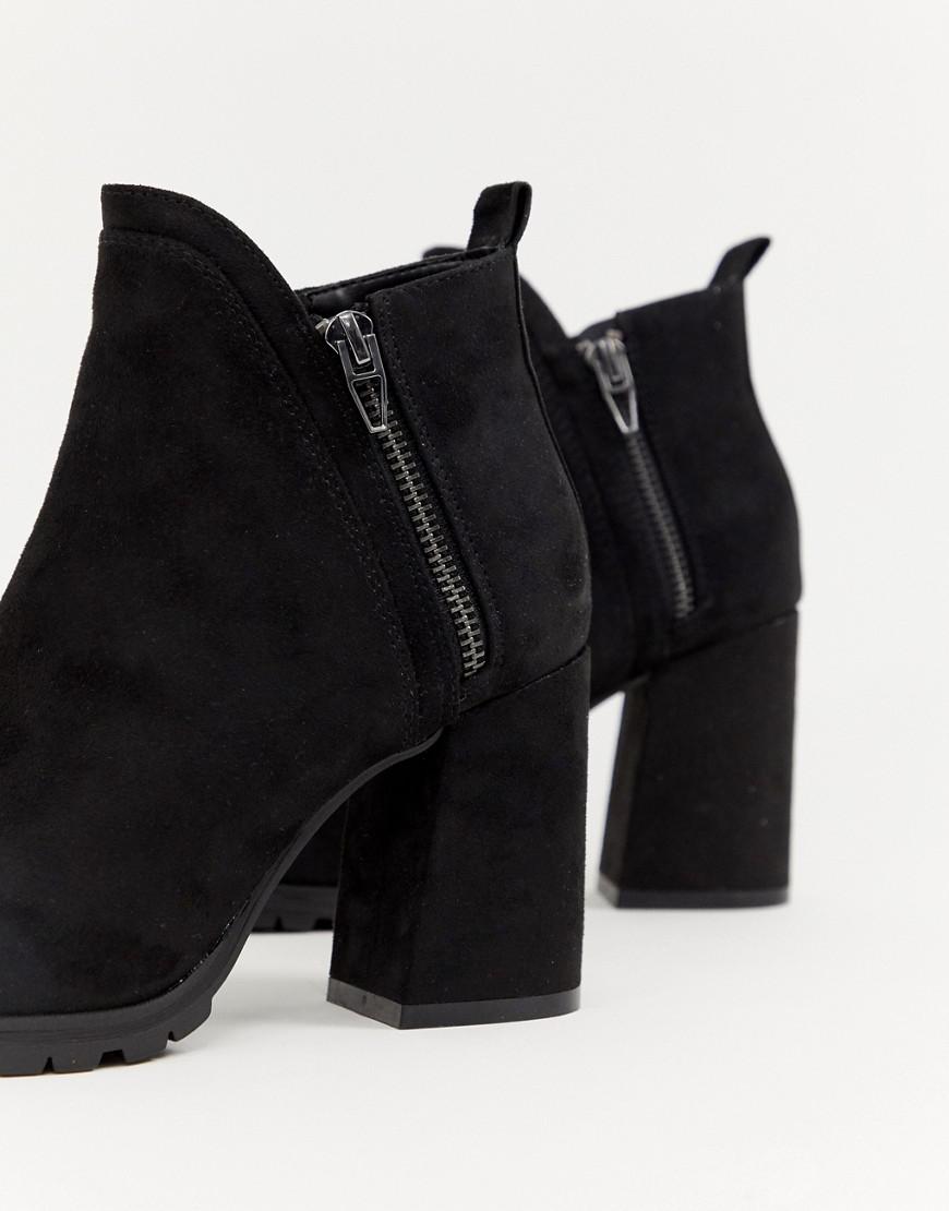 bershka heeled boots