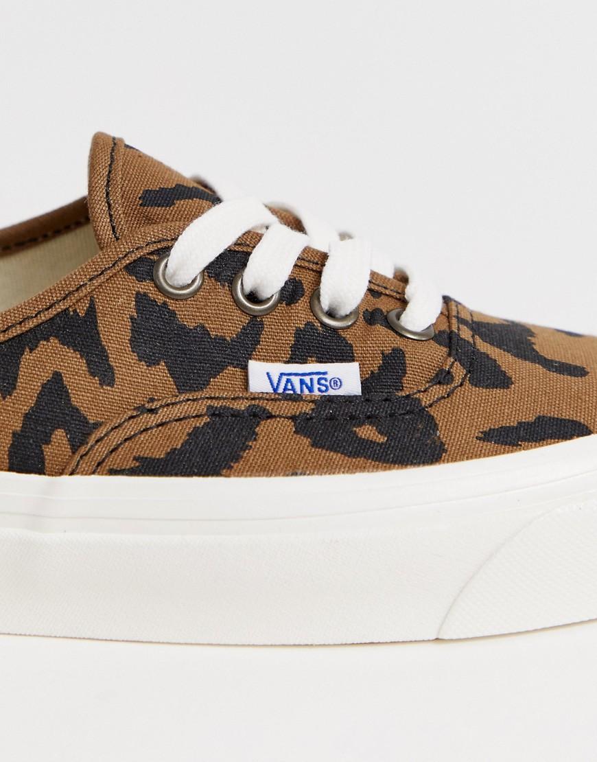 cheetah authentic vans