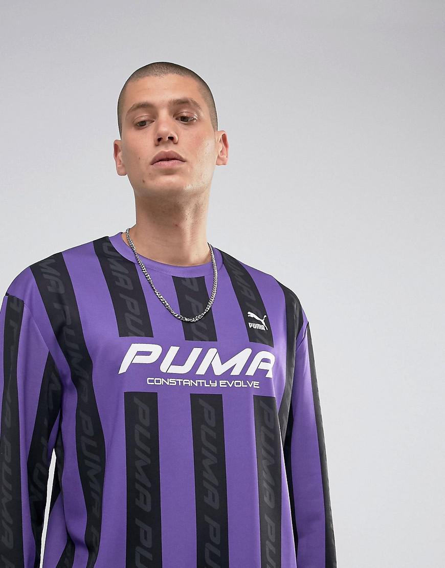 PUMA Retro Soccer Jersey In Purple Exclusive To Asos 57660201 for Men | Lyst