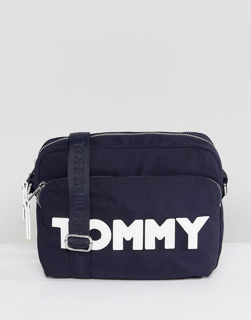 tommy hilfiger nylon crossbody bag