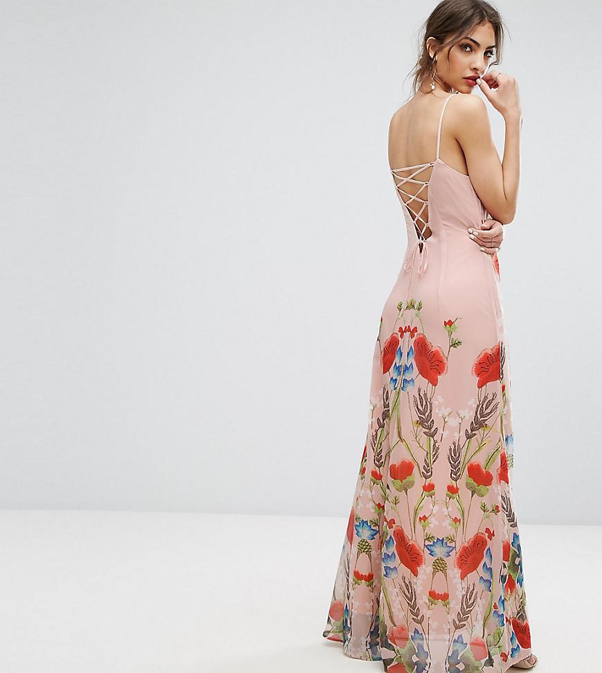 hope and ivy maxi with lace up back