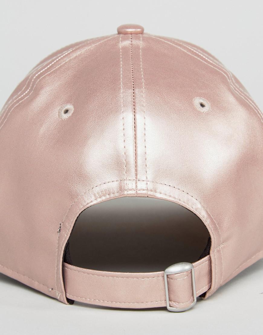 rose gold baseball cap