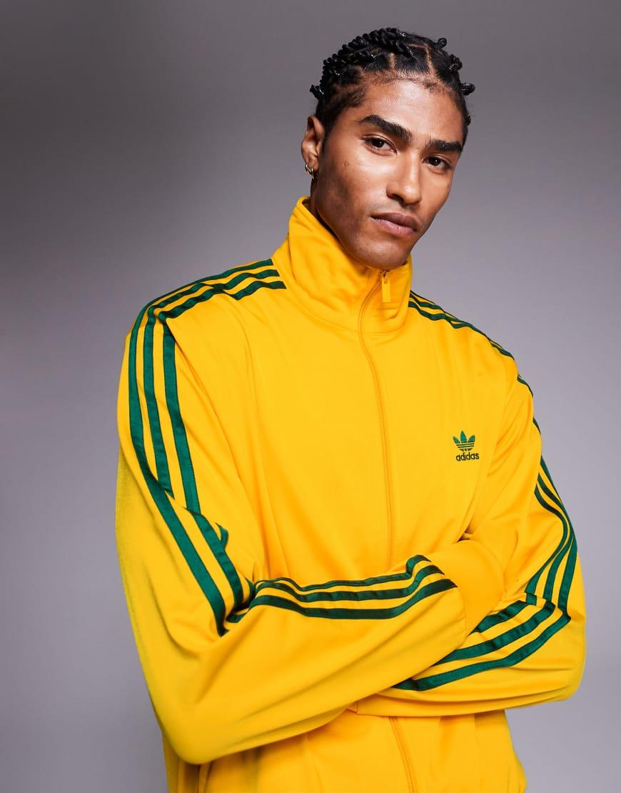adidas Originals Firebird Track Top in Yellow for Men | Lyst UK