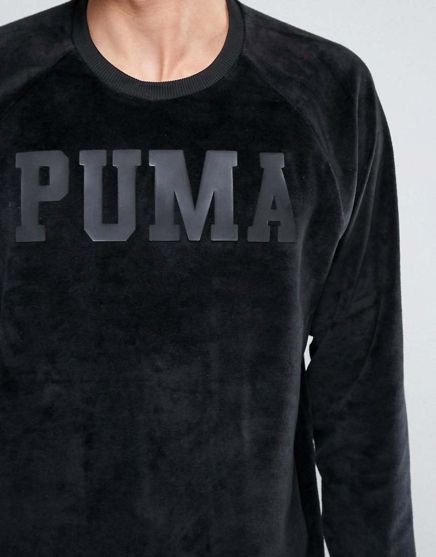 puma velvet sweatshirt