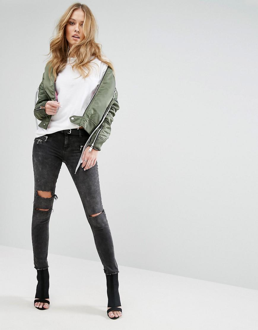 replay reversible bomber jacket