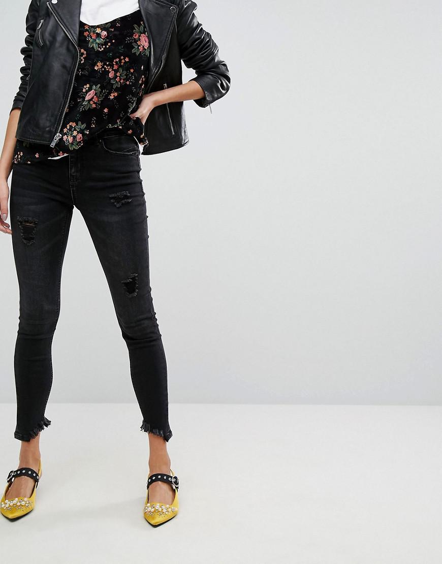 stradivarius ripped jeans