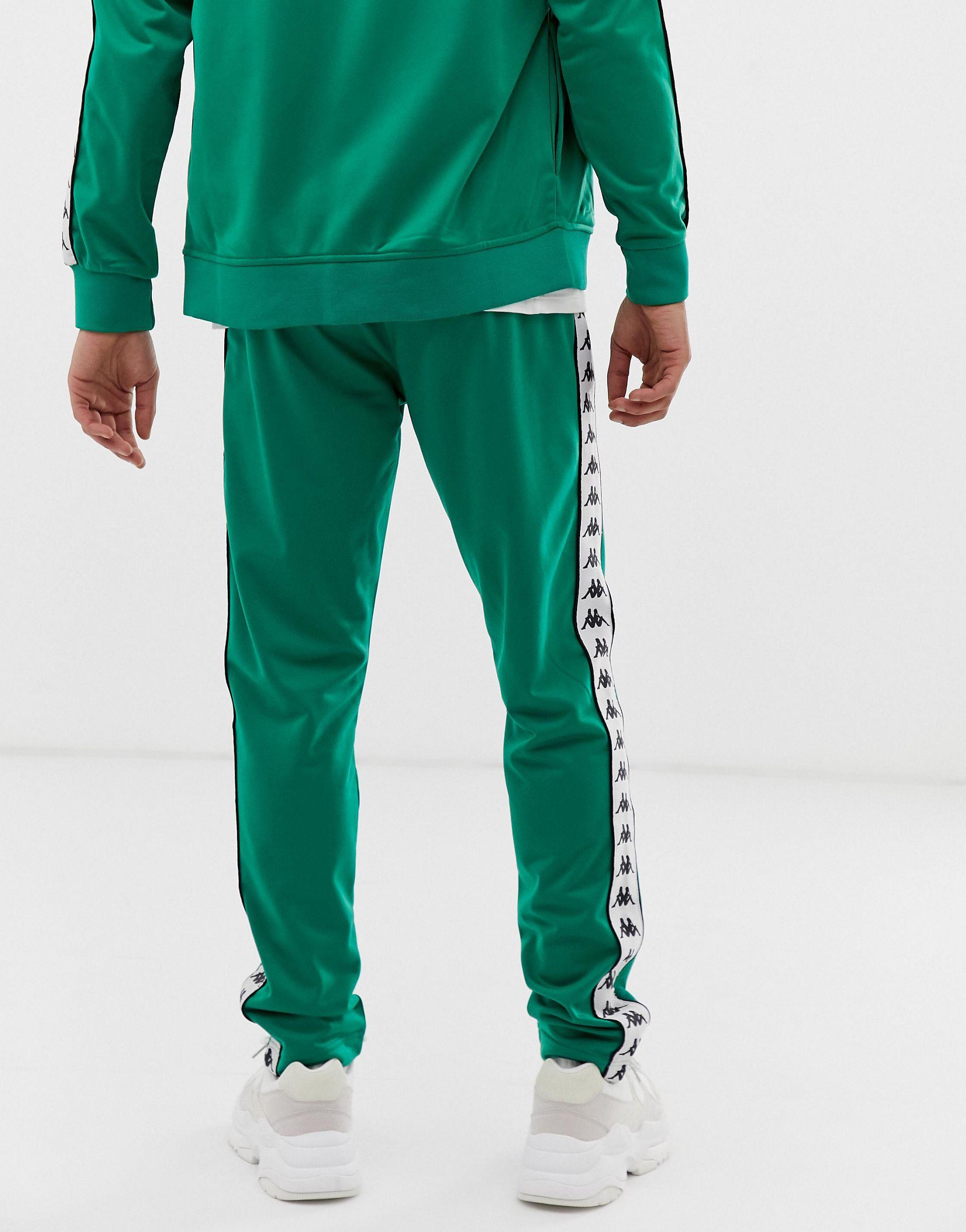Retentie vorst alleen Kappa Banda Astoria - Smalle joggingbroek Met Logobies in het Groen voor  heren | Lyst NL