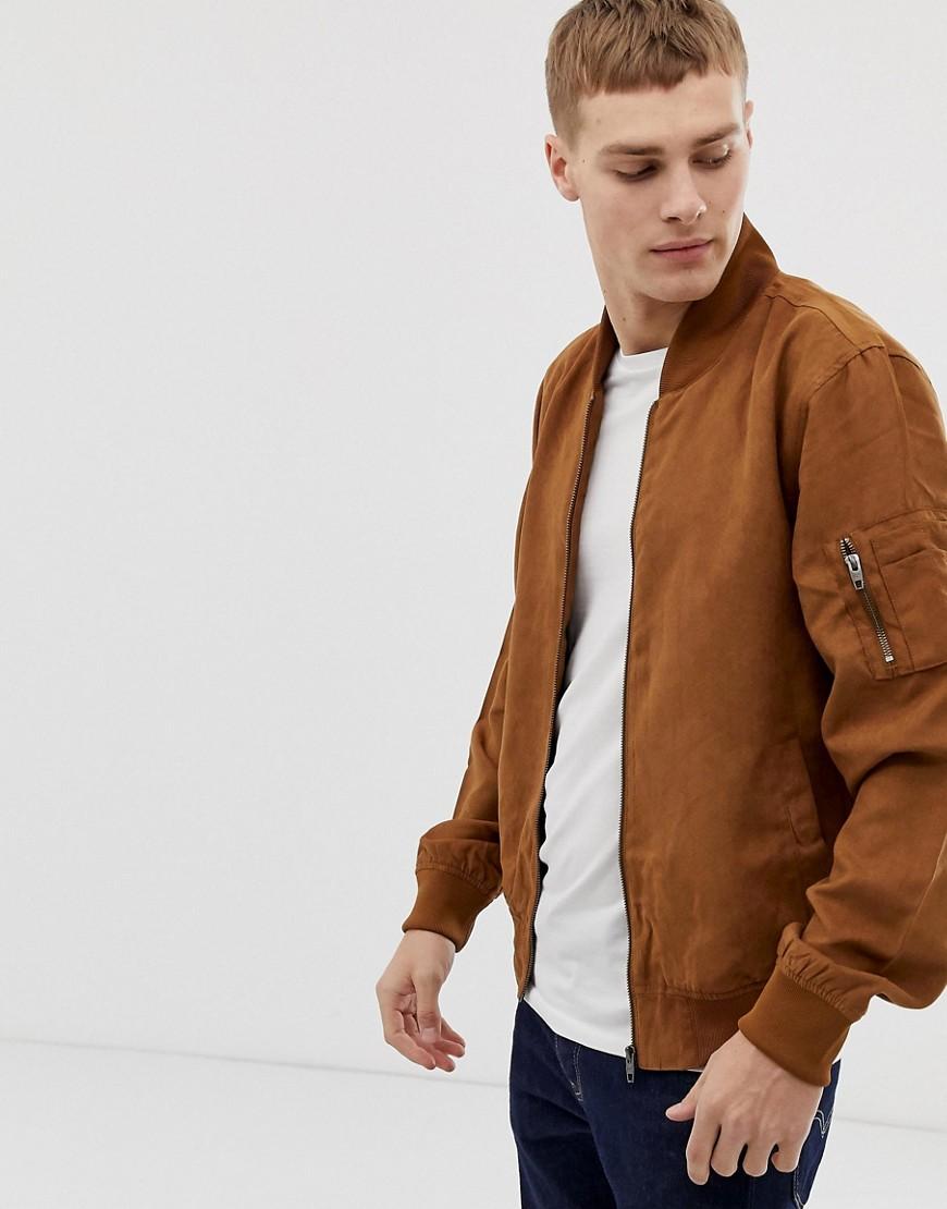 suede baseball jacket