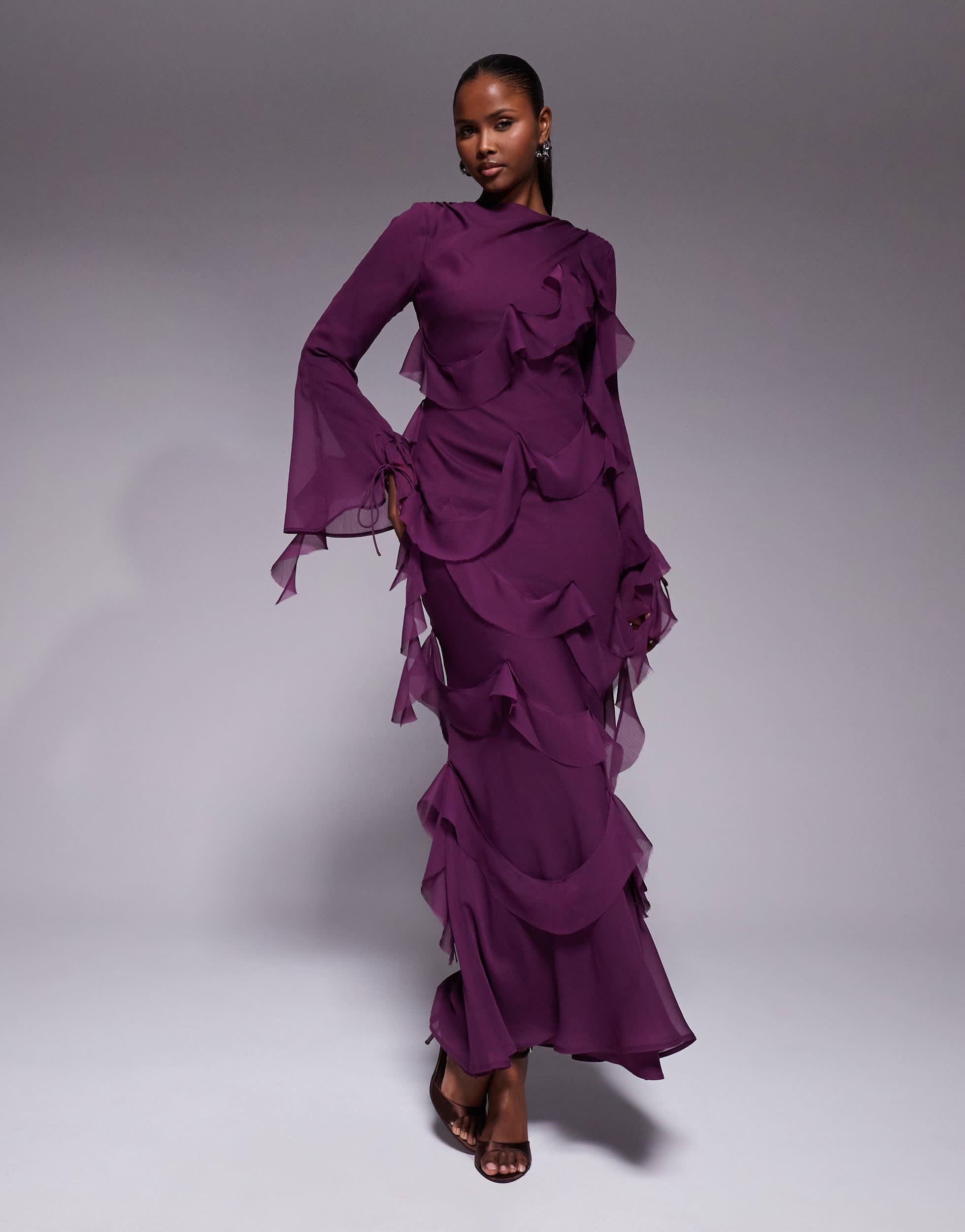 Designer Asos Long Sleeve Maxi Dresses for Women | Lyst