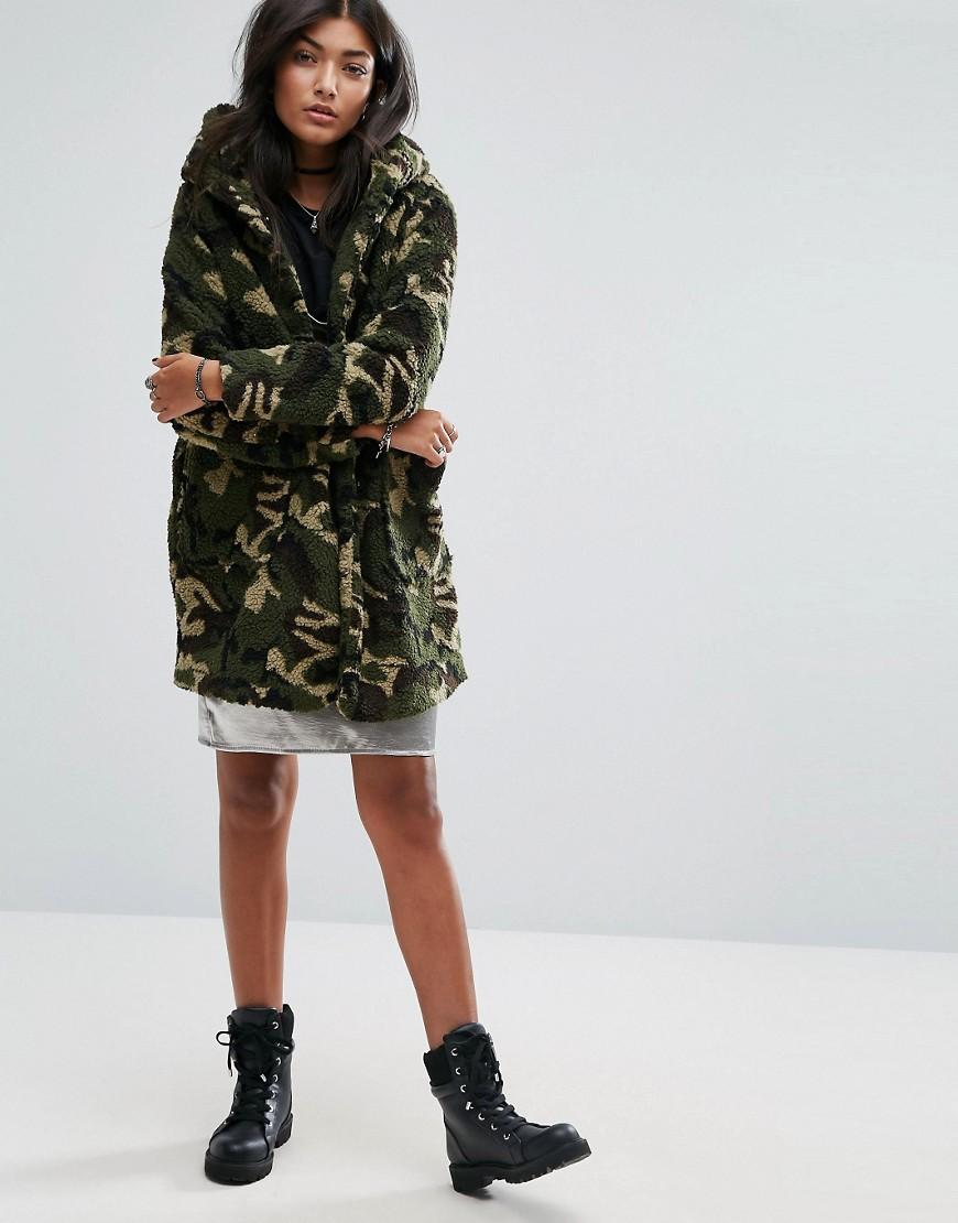 camo teddy bear jacket