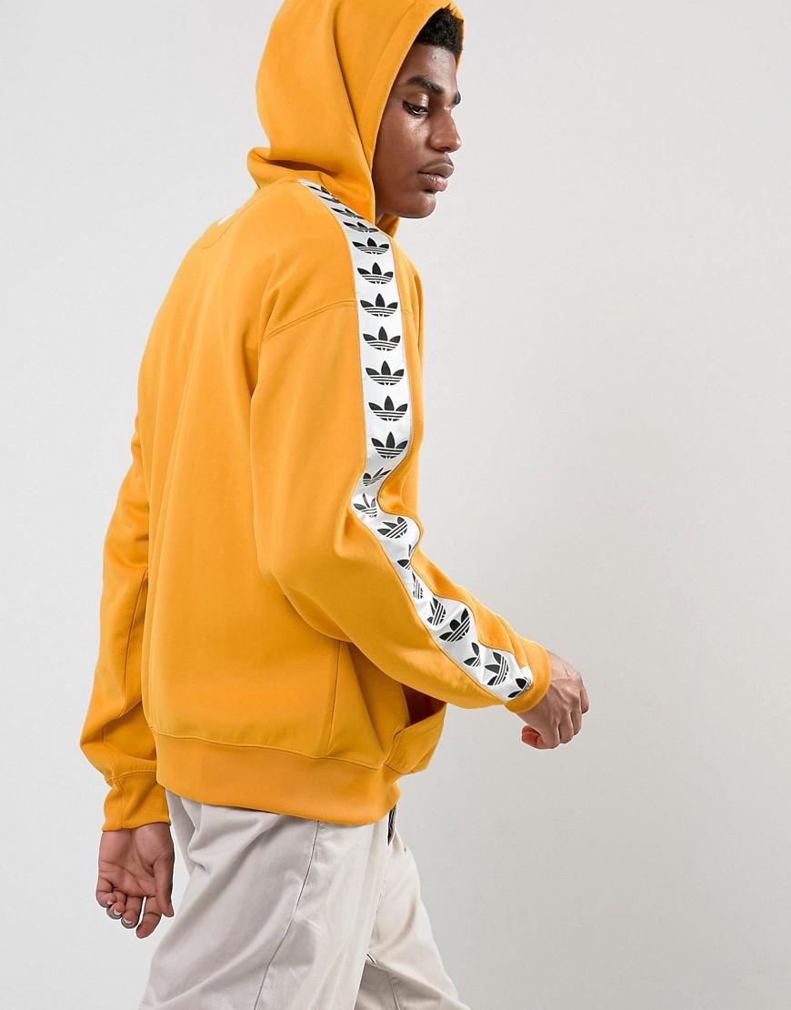 adidas Adicolor Tnt Tape Hoodie In Yellow Az8127 for Men | Lyst