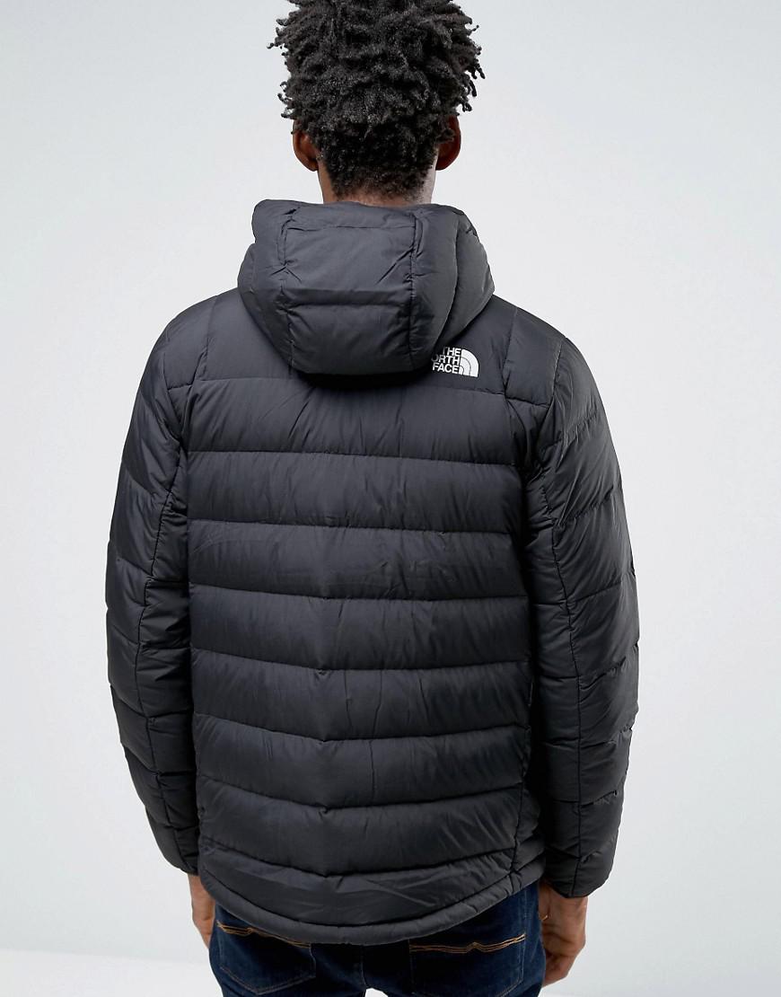 the north face la paz down jacket black