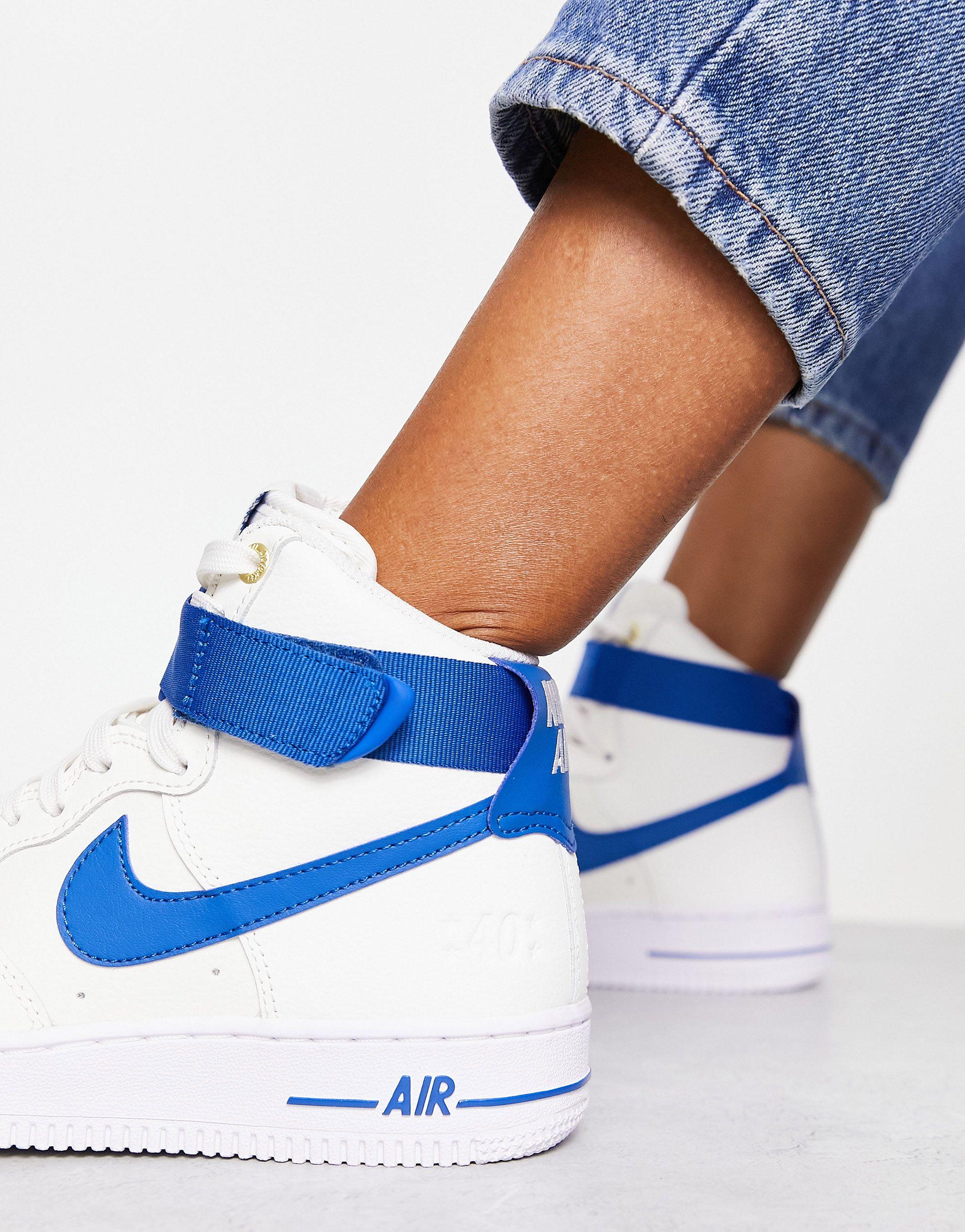 Nike Air Force 1 Hi Se 40th Anniversary Trainers in Blue | Lyst Canada