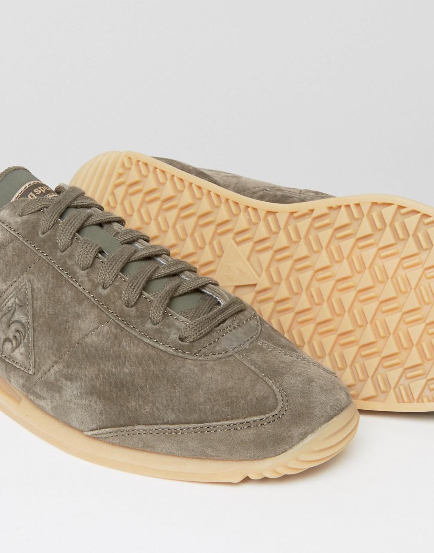 Le Coq Sportif Quartz Sneakers In Khaki Exclusive To Asos in Green
