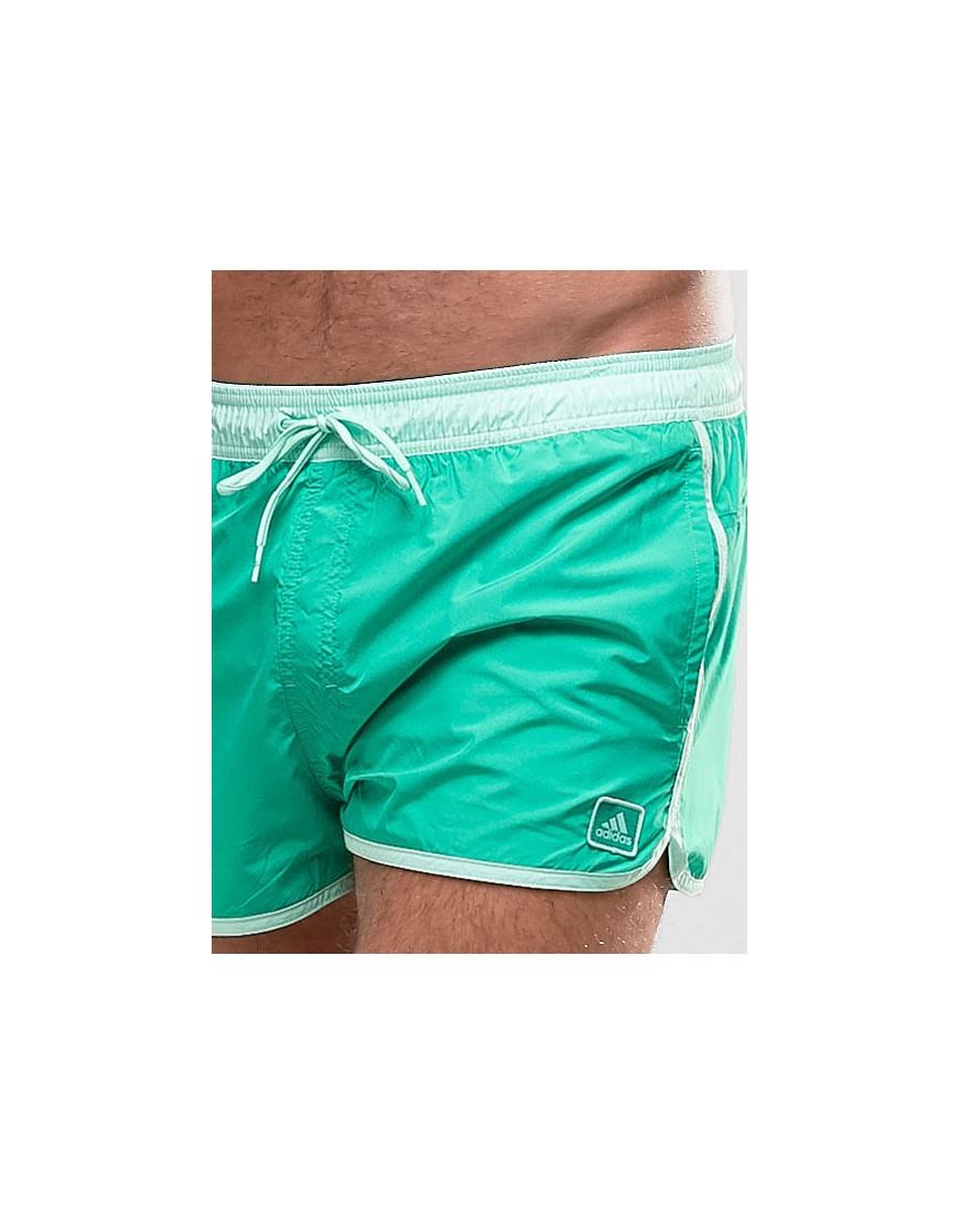 Profeet tragedie Fitness adidas Originals Split Swim Shorts In Short Length Bj8575 in Green for Men  | Lyst
