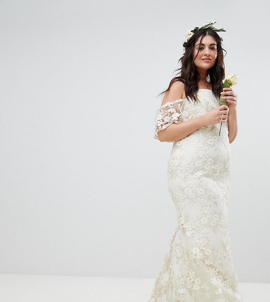asos wedding dress curve