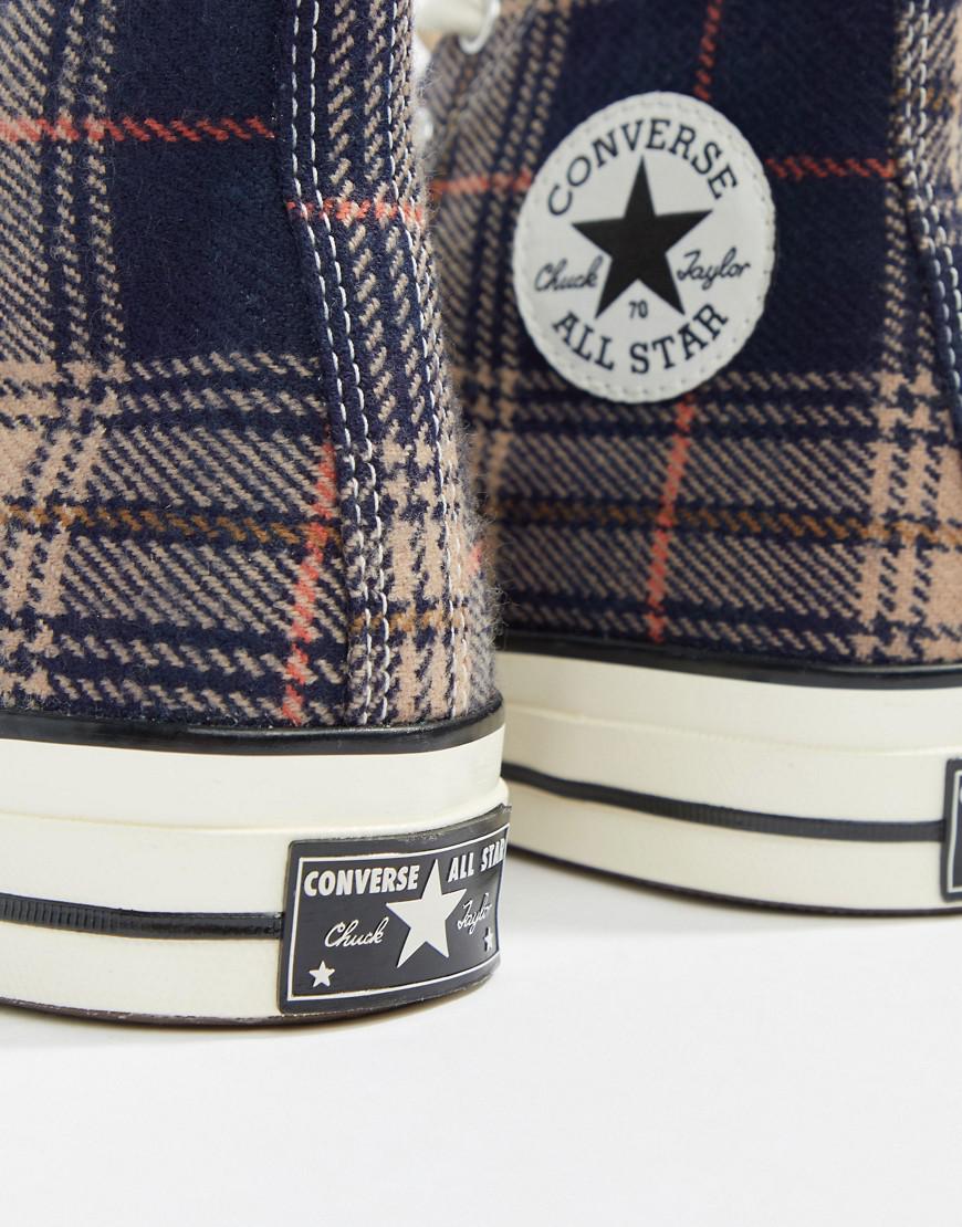 Converse Rubber Chuck Taylor All Star '70 Hi Sneakers In Navy 162406c in  Blue for Men - Lyst