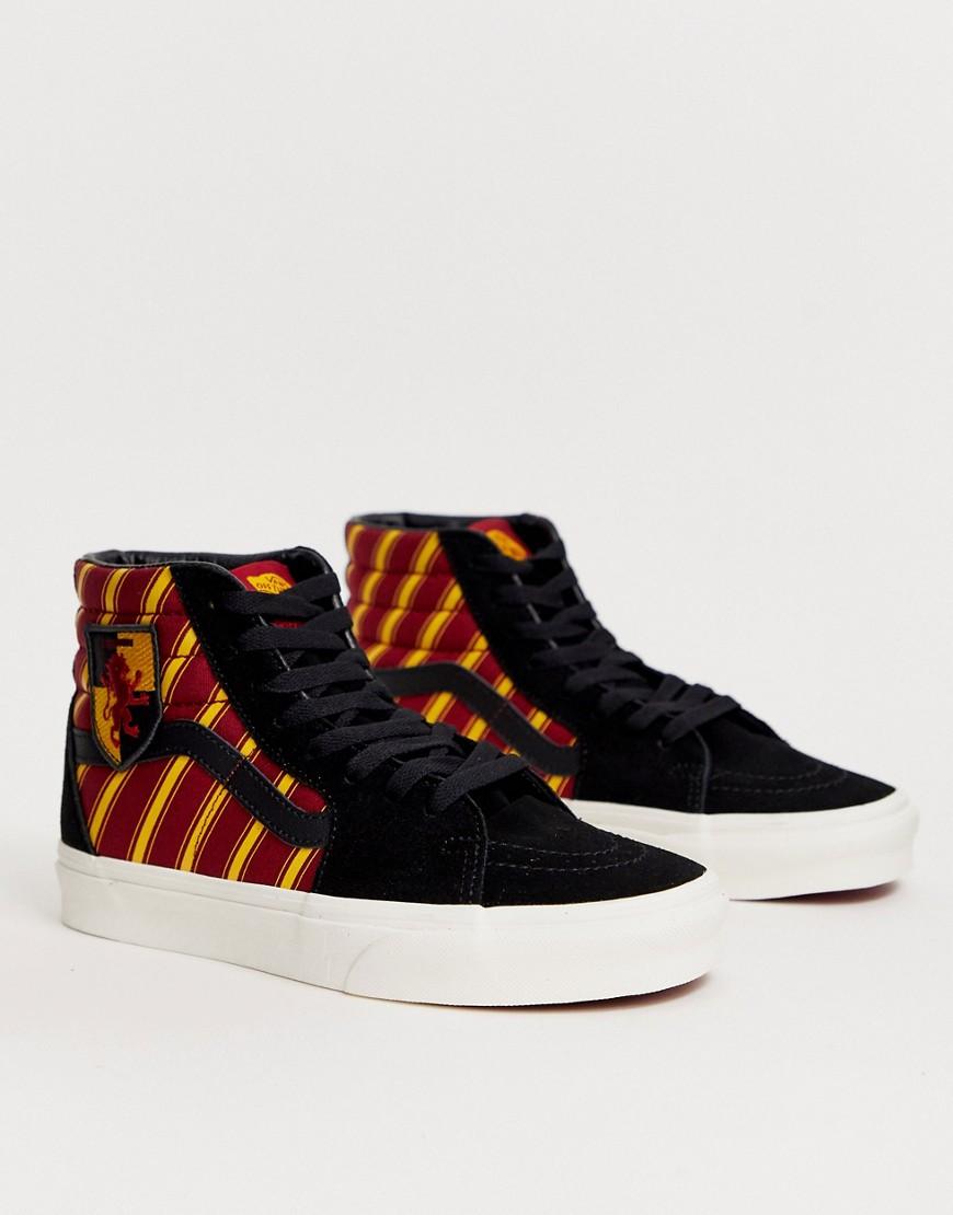 Vans Leather X Harry Potter Gryffindor Sk8hi Trainers in