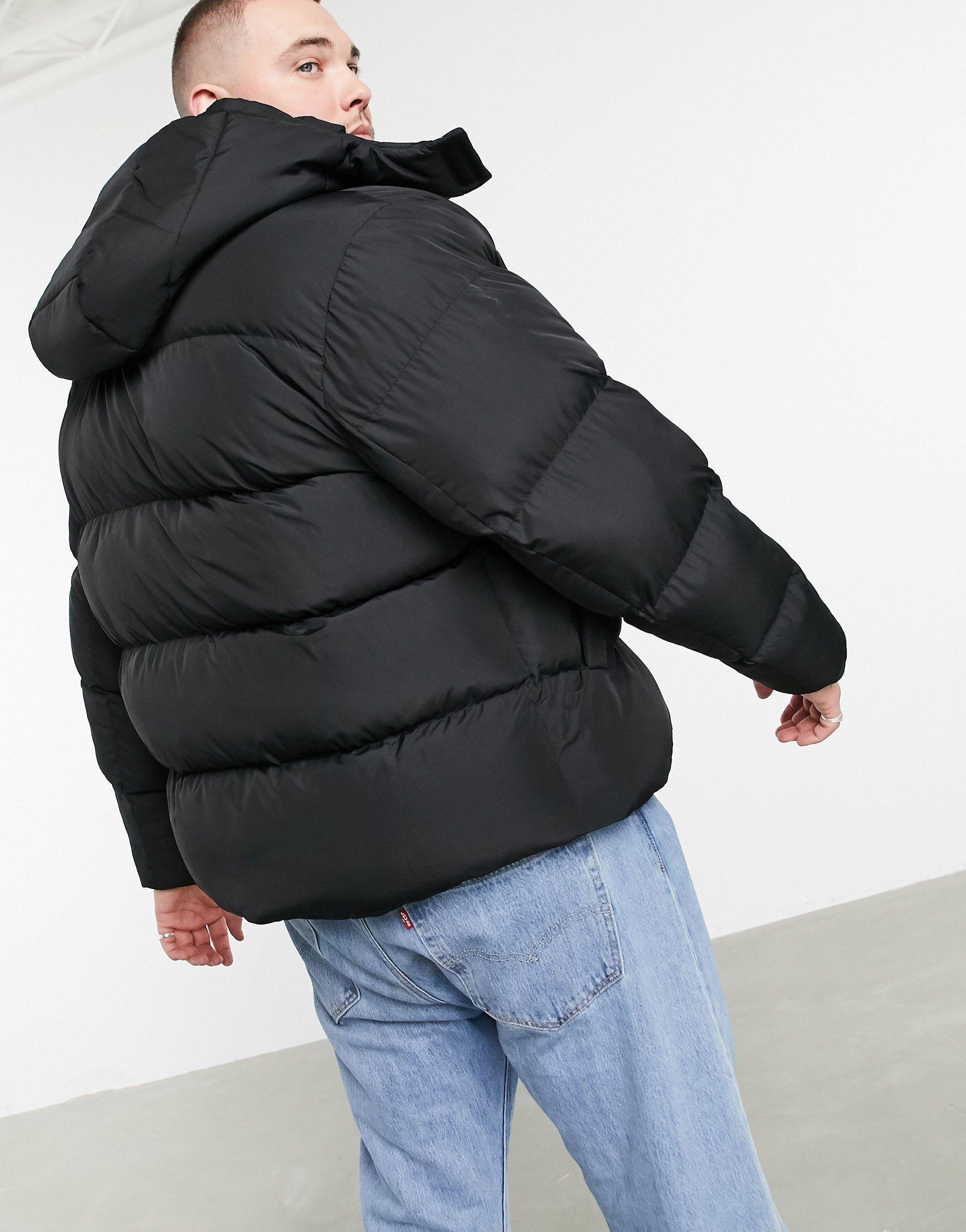 asos threadbare puffer jacket