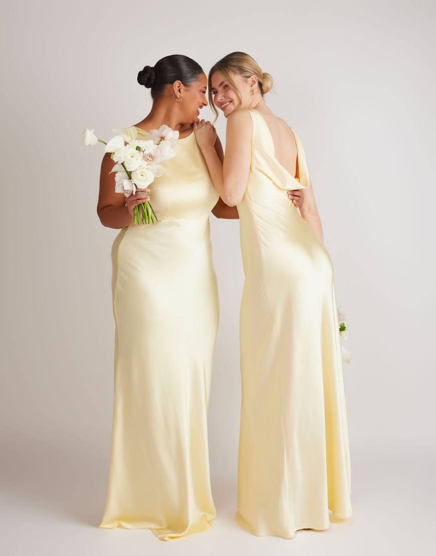 gold bridesmaid dresses asos Yellow Wedding Bridesmaid Check Out These Beautiful, Budget-Friendly Bridesmaid On ASOS Jerry's Ready to Ship Size:14 Medium Puffy Dresses high split adds a