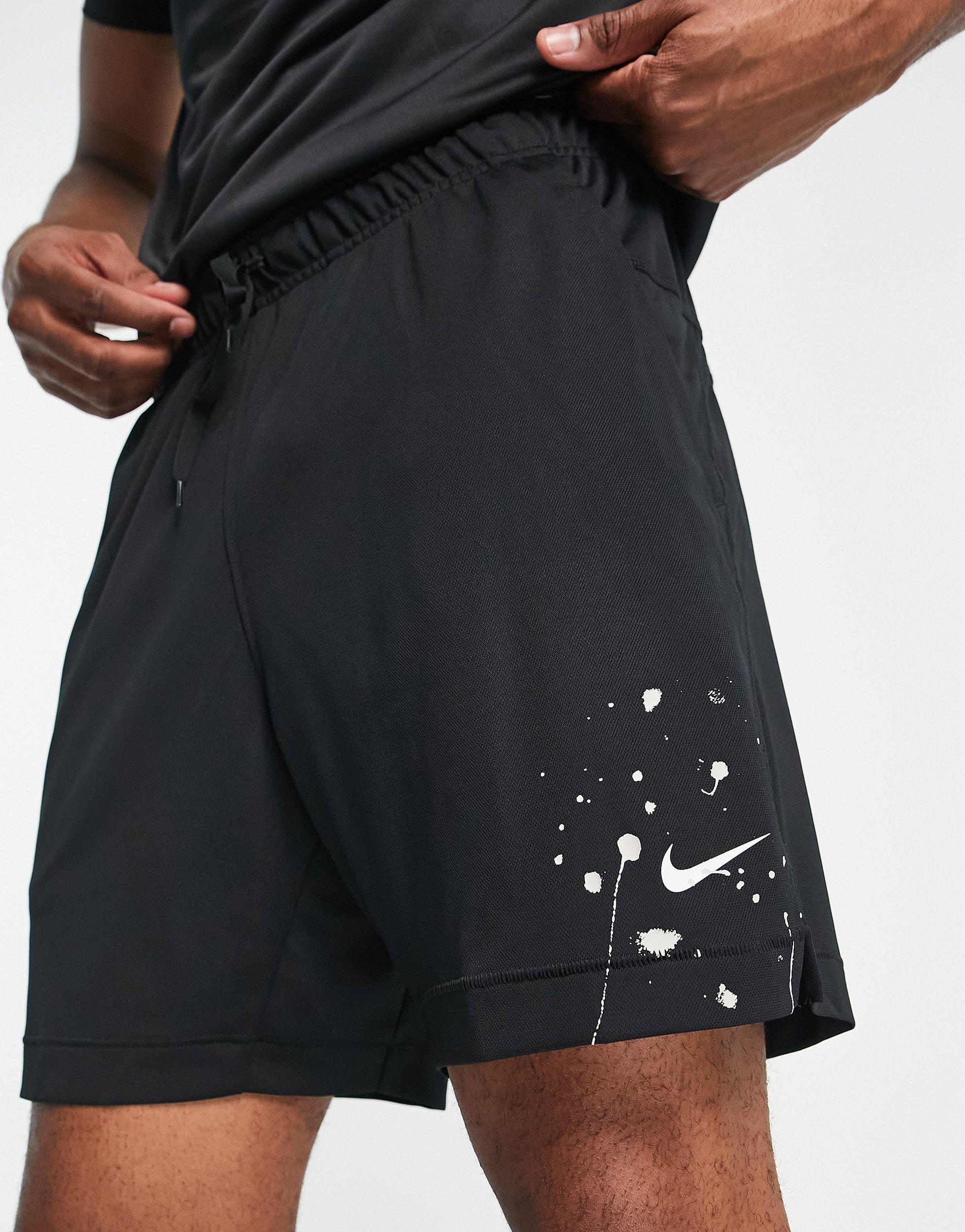 mens black nike dri fit shorts