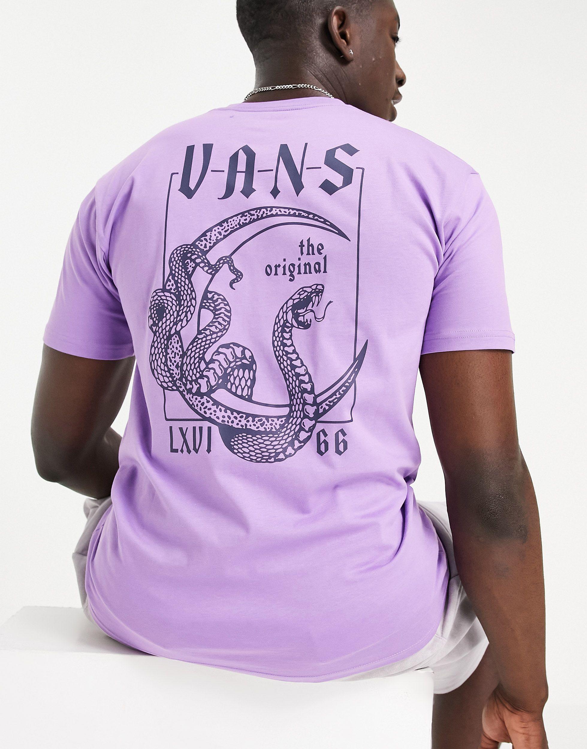 Vans Cotton Crescent T-shirt in Purple for Men | Lyst Australia