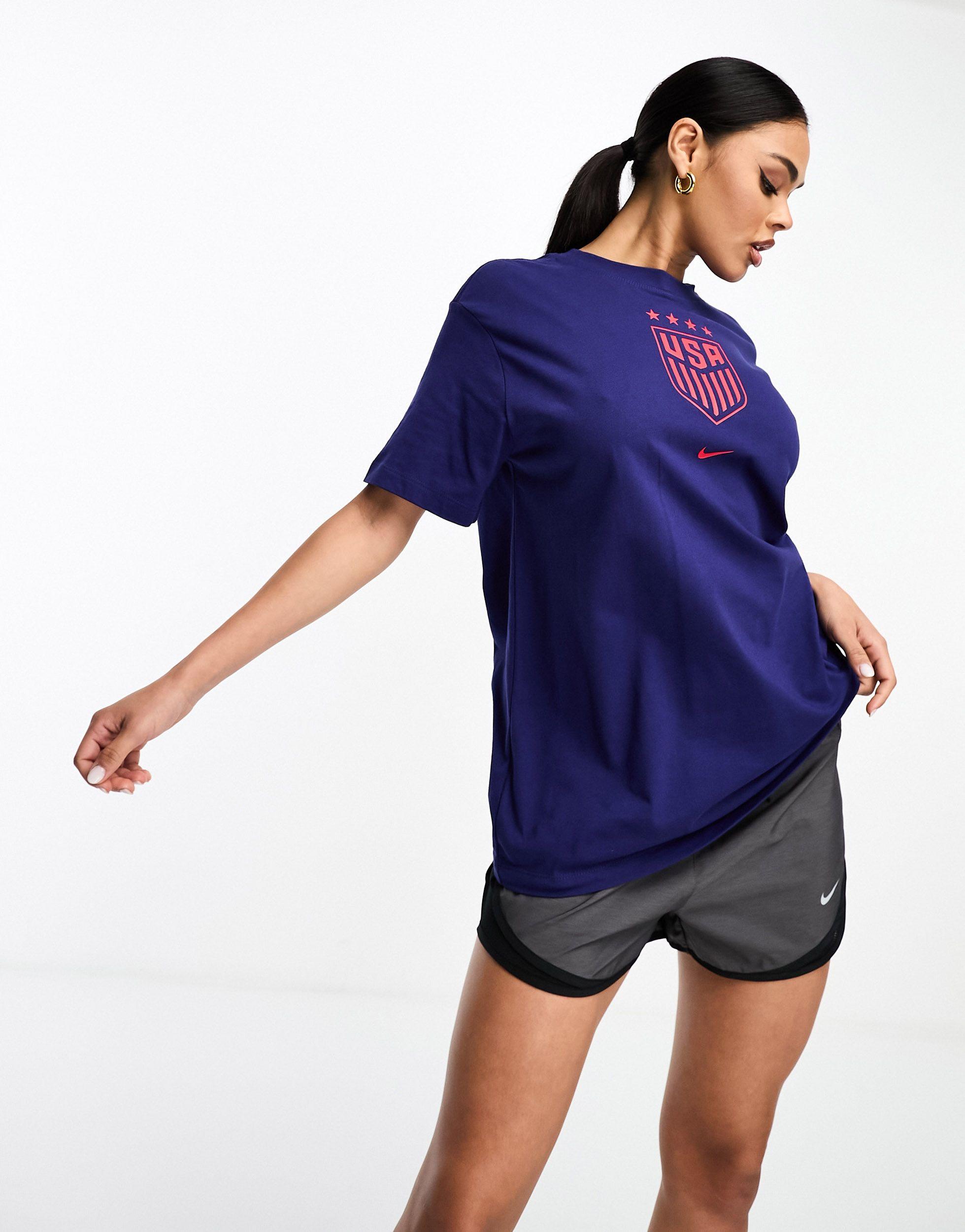 Nike Football Usa Creat 4star T-shirt in Blue | Lyst