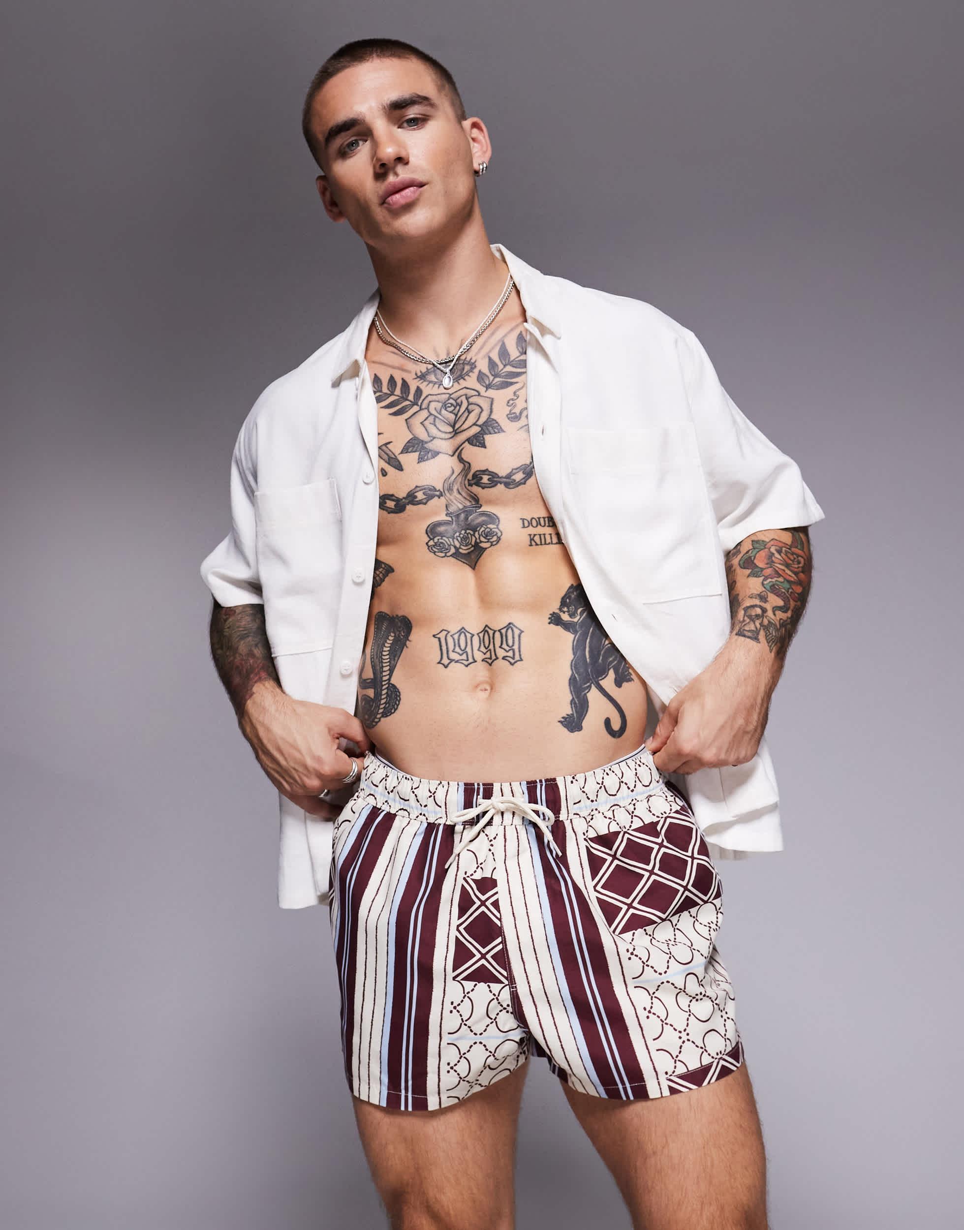 asos mens swimming trunks