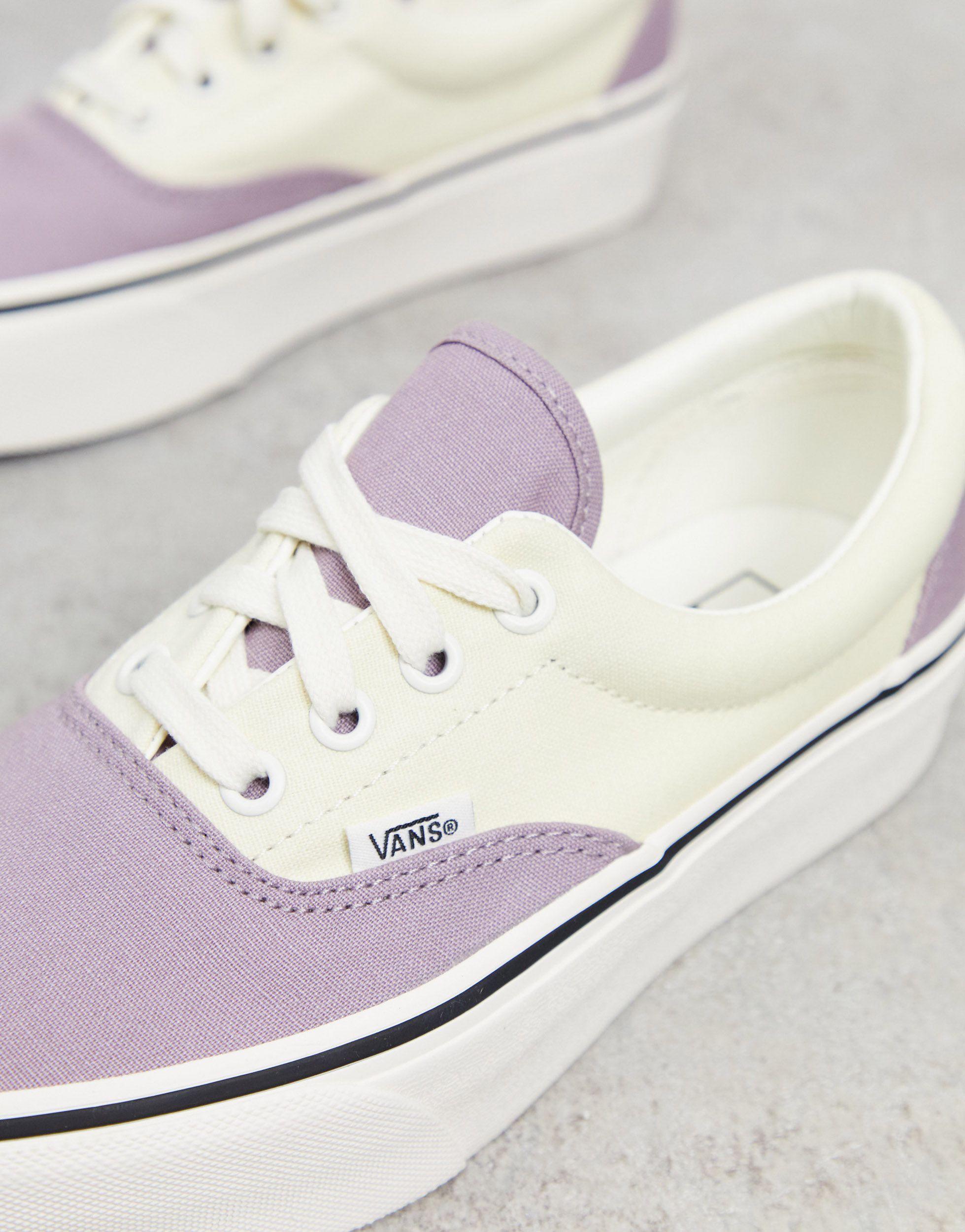 Vans Rubber Era Platform 2tone Trainers in White Lyst