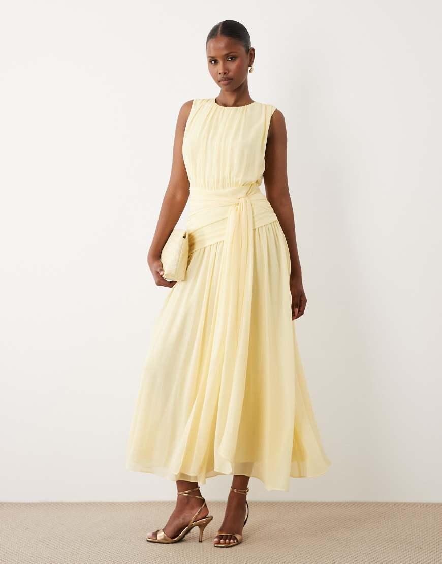 forever new pleated dress Capri Strapless Pleated Dress in Black - Size 4 to 16
