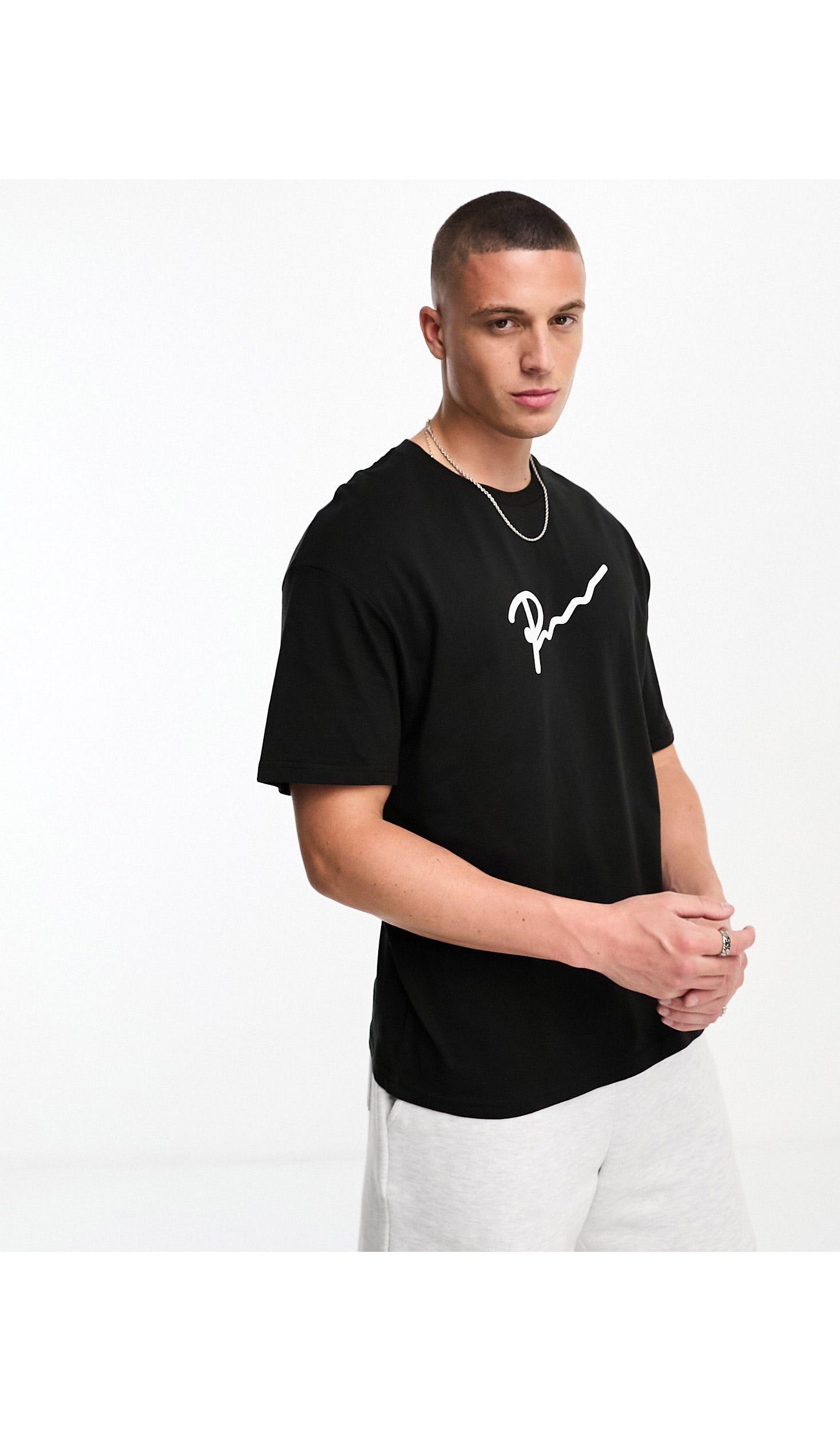Jack & Jones Premium Oversized T-shirt With Logo in Black for Men | Lyst