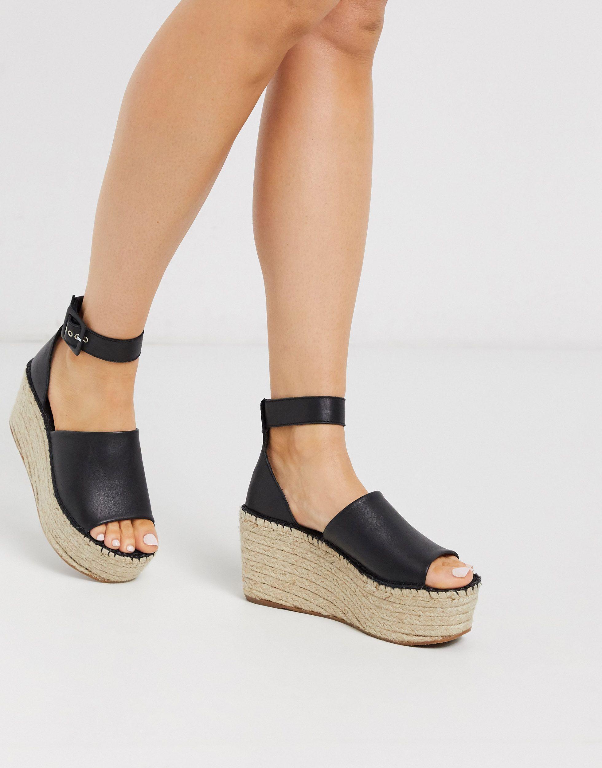 Sandalias negras Free People de Cuero de color Negro | Lyst